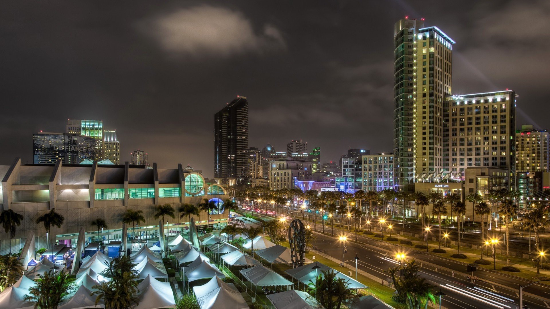 风景,城市夜景,建筑,光线,灯光