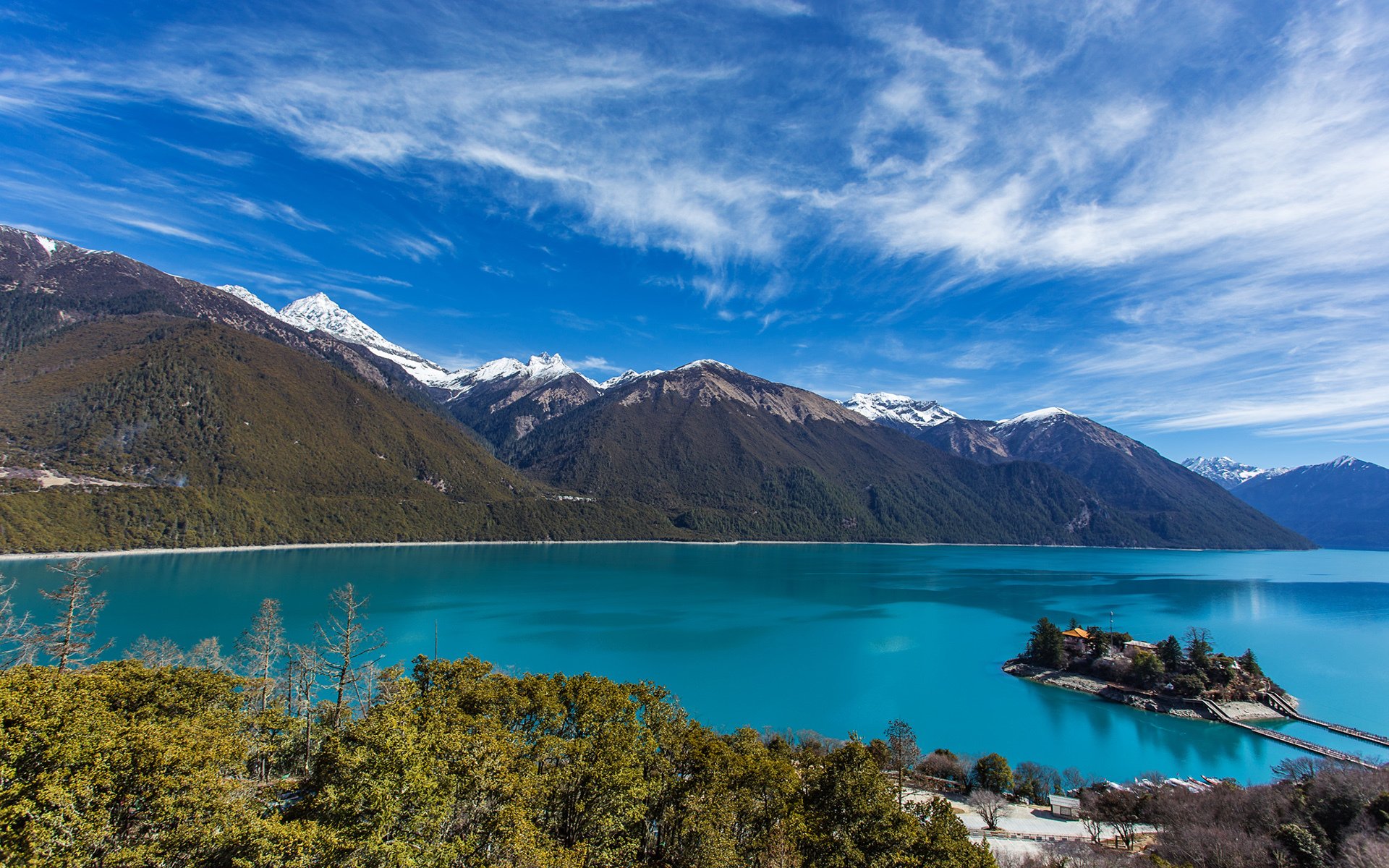 风景,自然风光,湖泊
