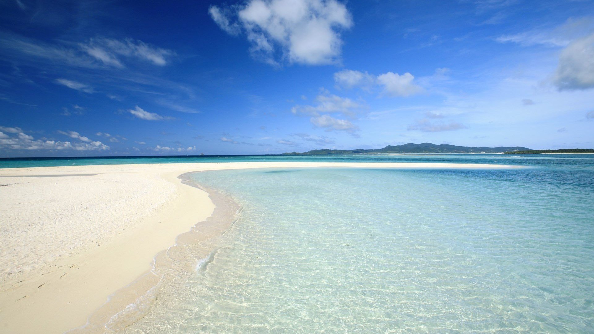 风景,海洋天堂,沙滩,大海,碧海蓝天,蓝天白云