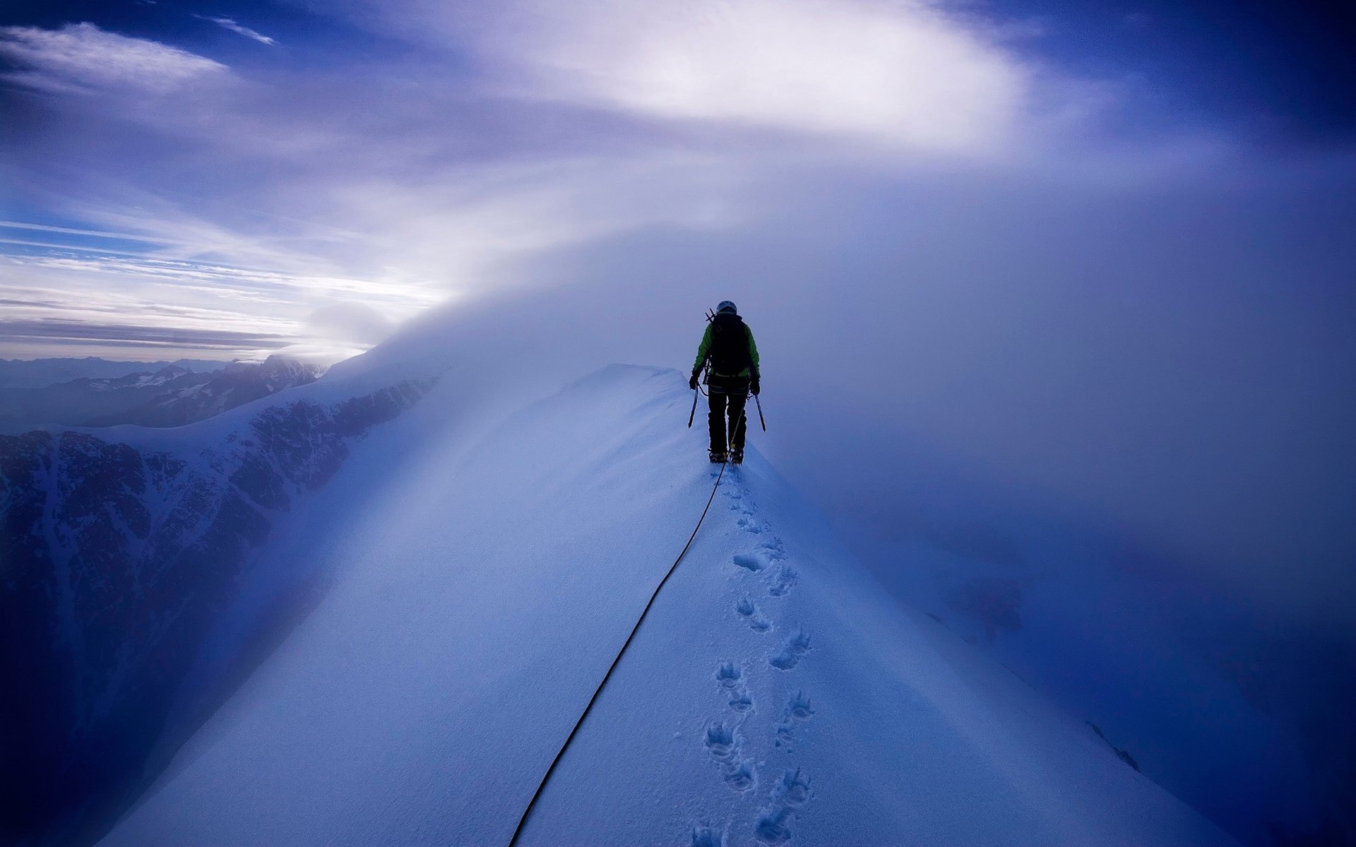 风景,自然风光,雪山,登山