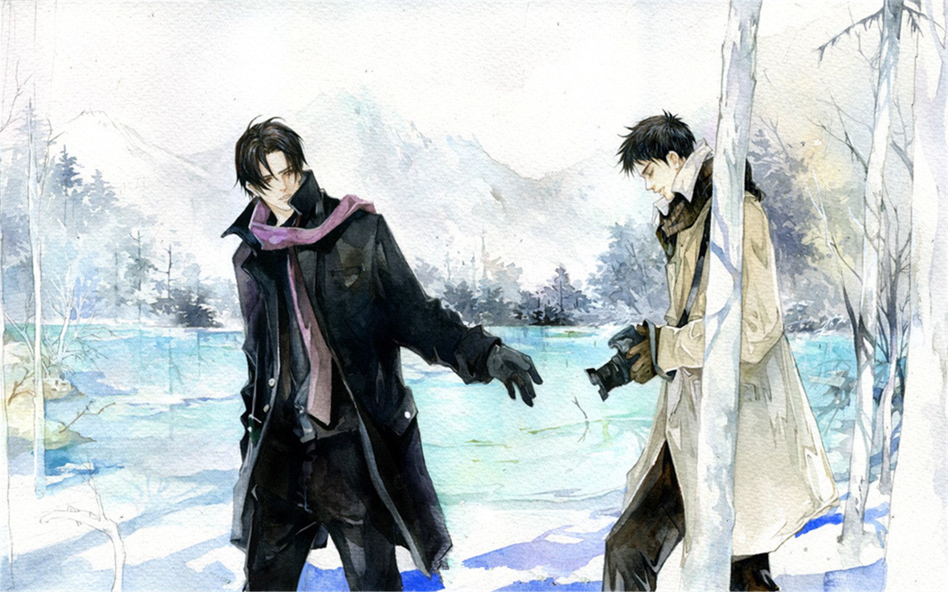 炫酷时尚,古风,耽美,手绘,水墨风,唯美