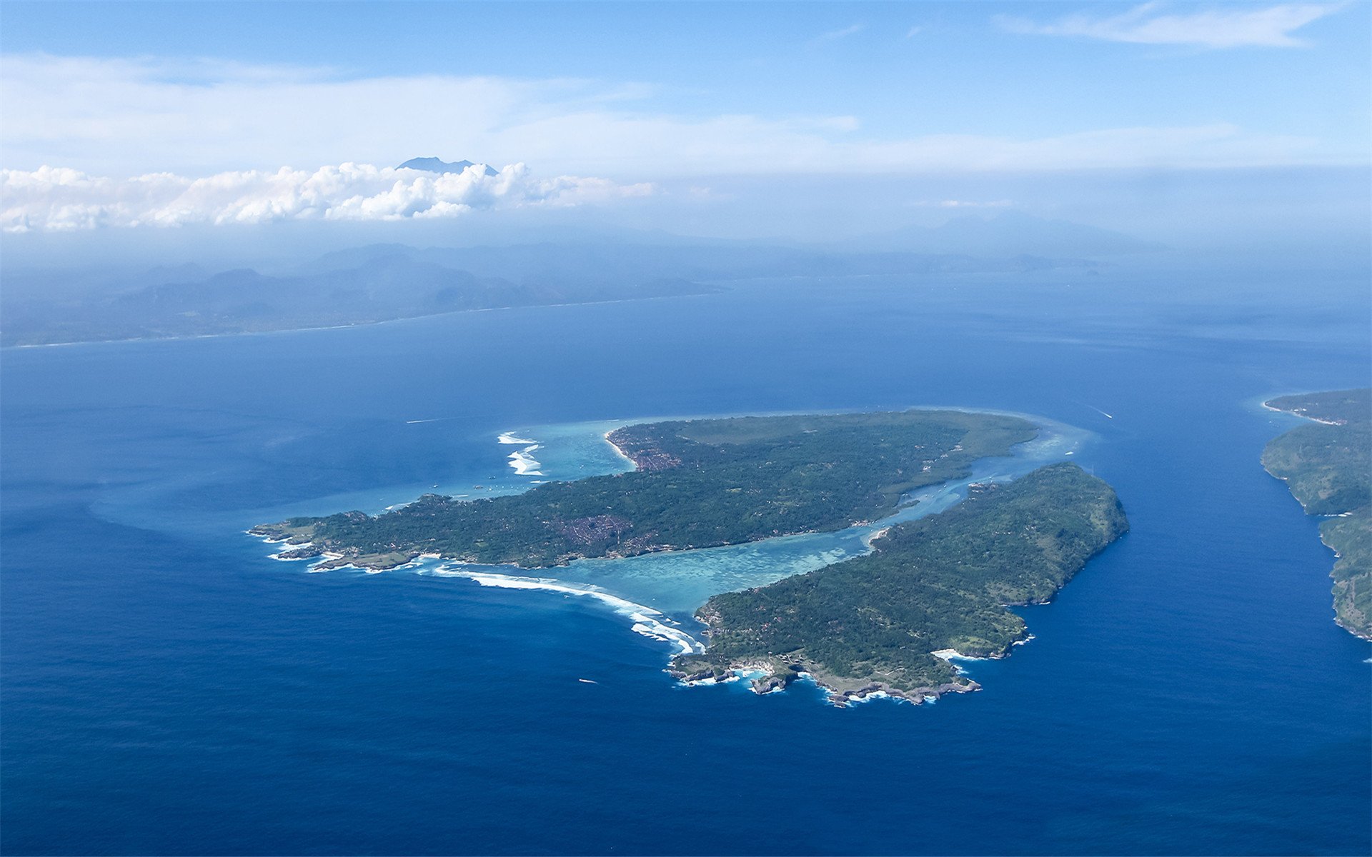 风景,海洋天堂,航拍,岛屿,大海,碧海蓝天