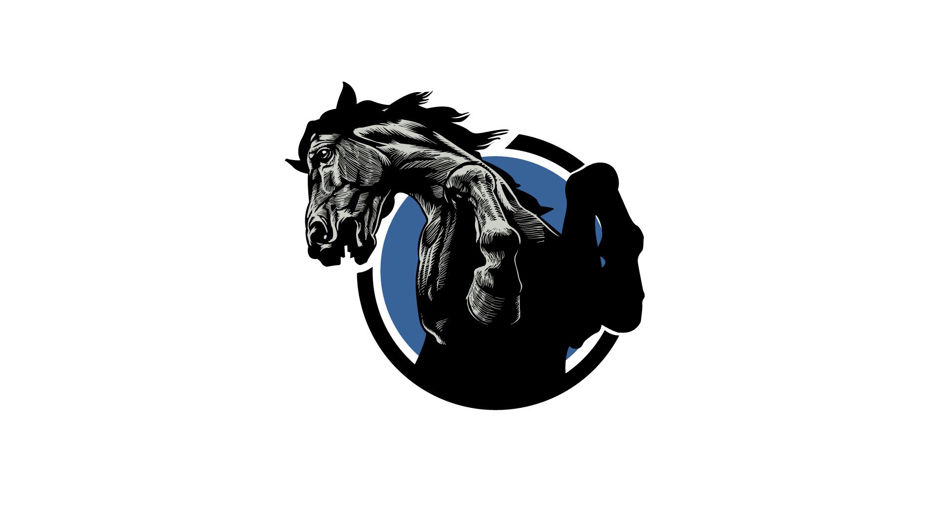 炫酷时尚,动物头像,纯色,白色