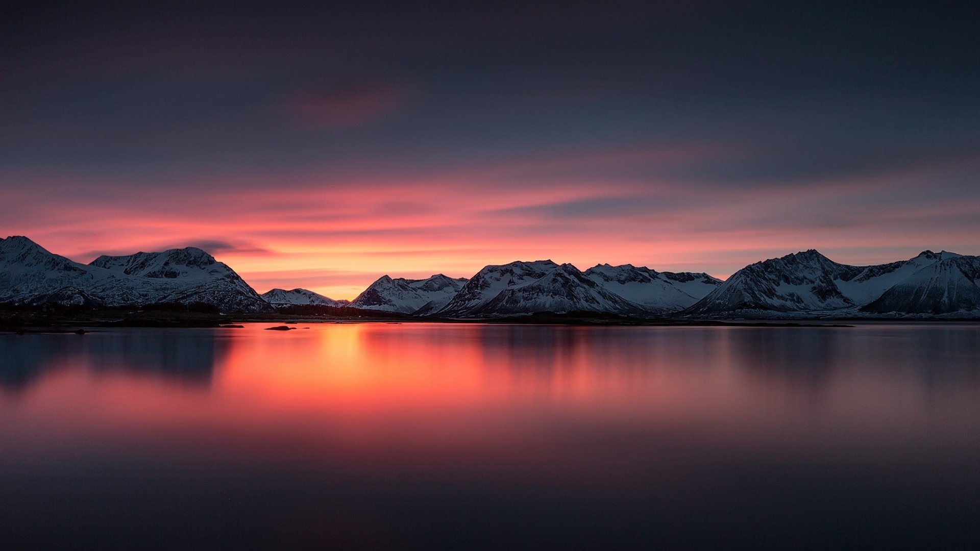 风景,落日余晖,夕阳