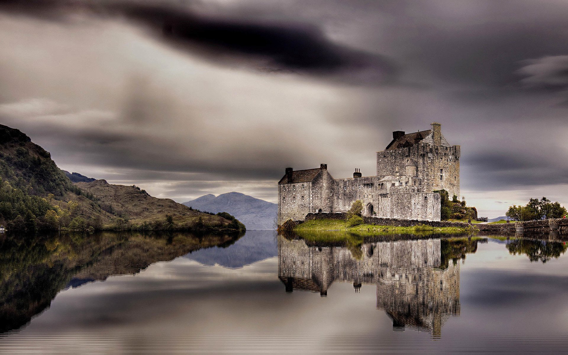 风景,自然风光,城堡,建筑,湖泊