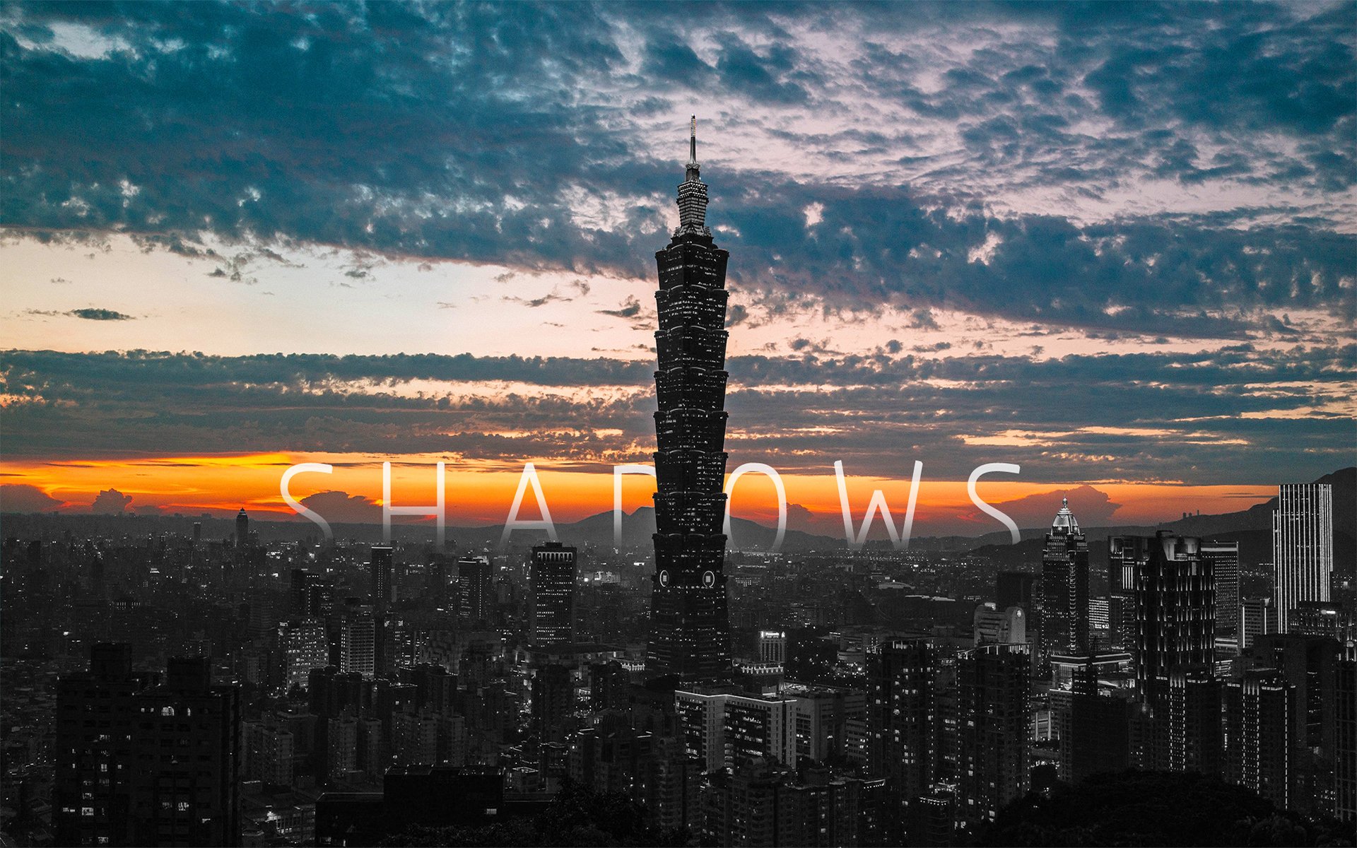 风景,台北,101大楼,建筑,夕阳