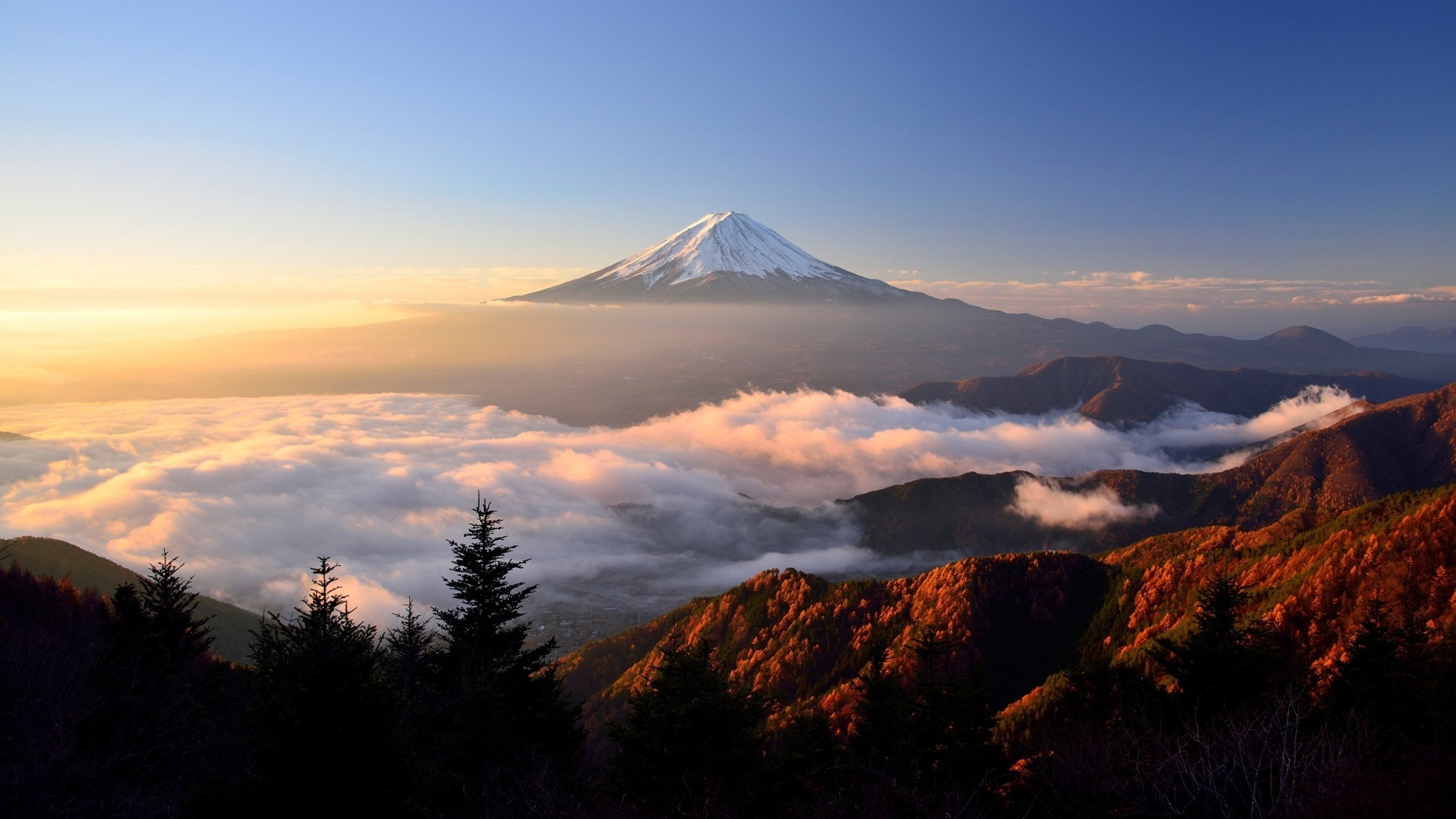 风景,旅游胜地,日本,富士山
