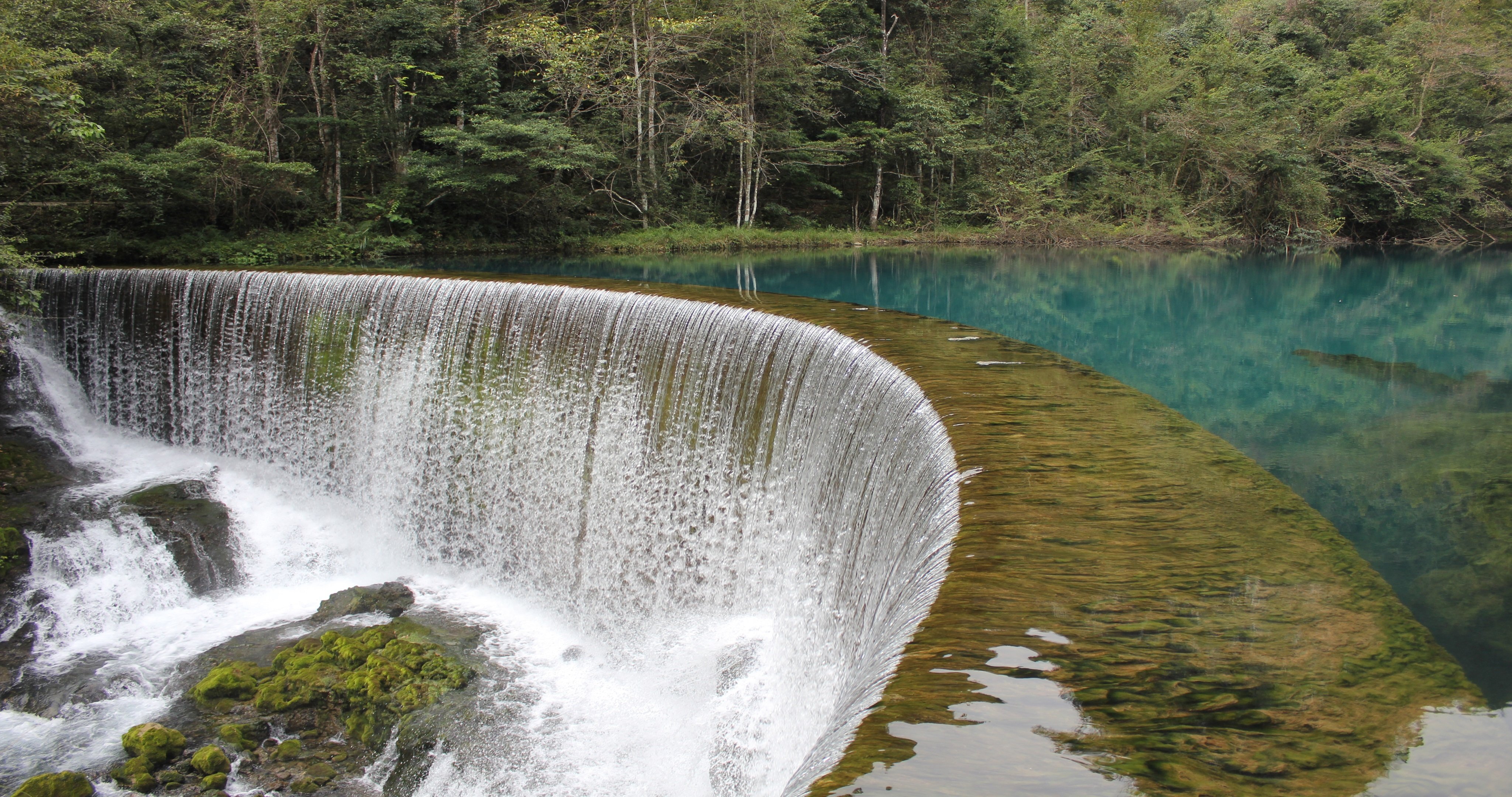 4K,风景,湖泊,瀑布