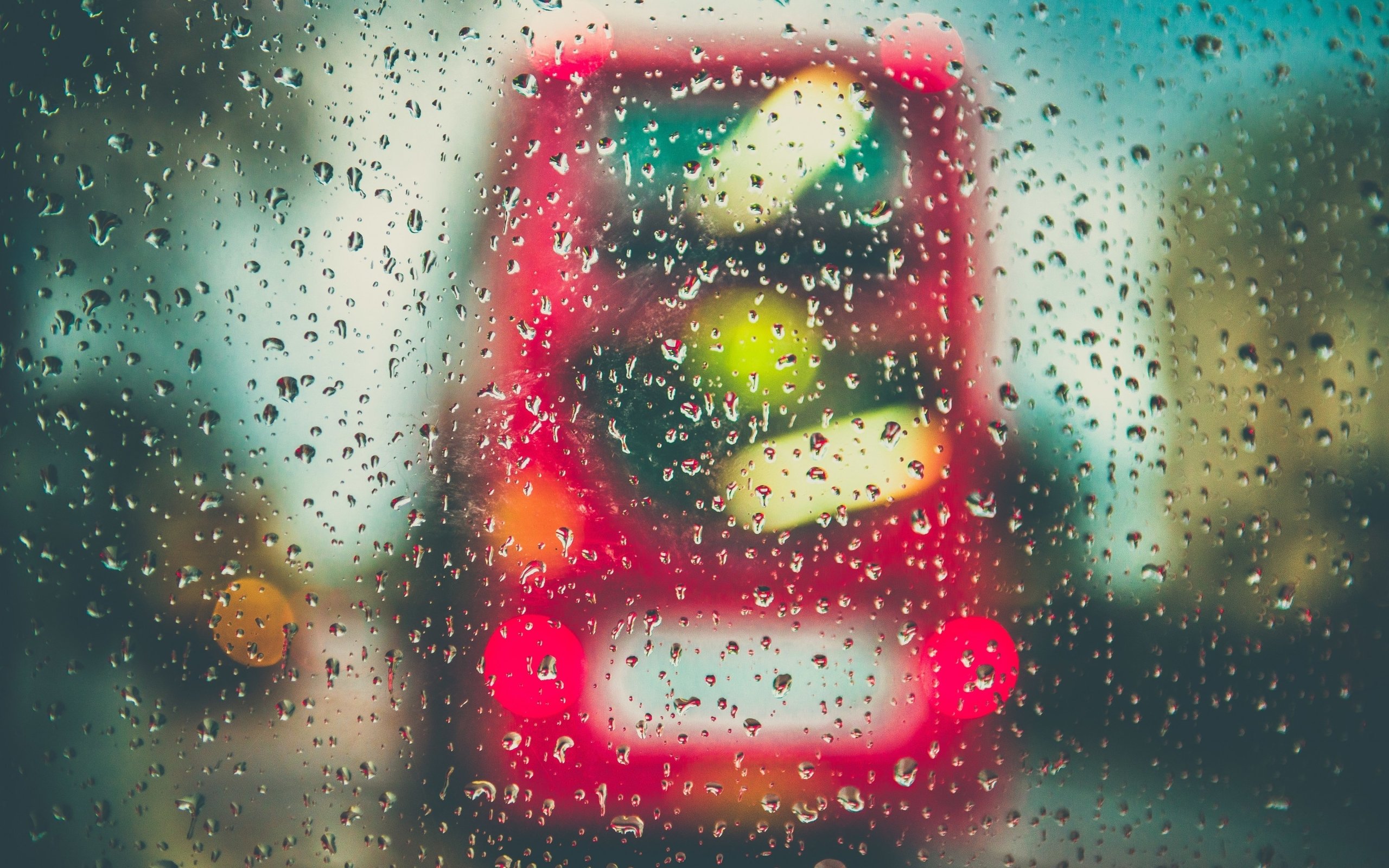 小清新,舒缓压力,雨天,玻璃