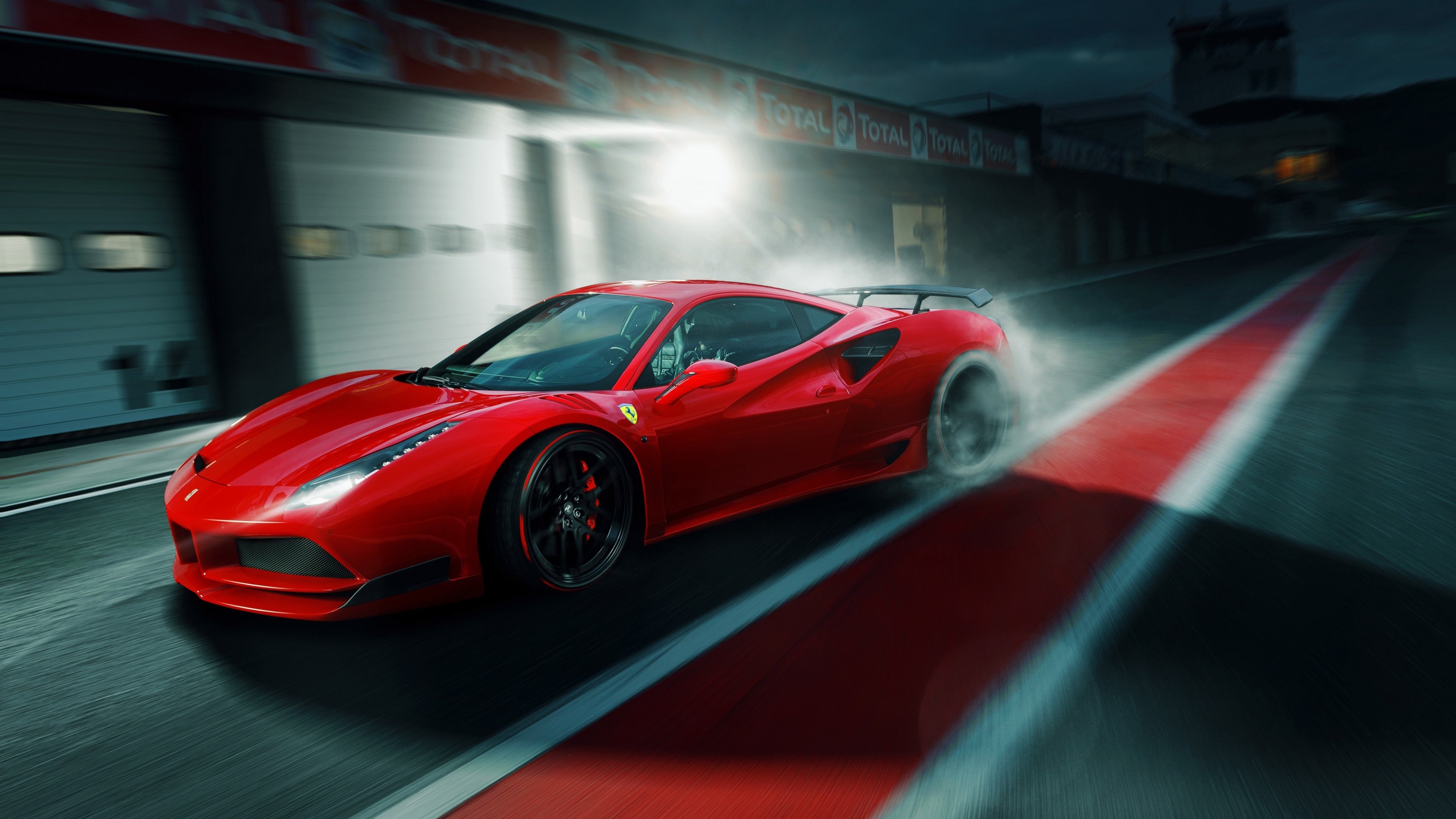 4K,汽车,法拉利,跑车