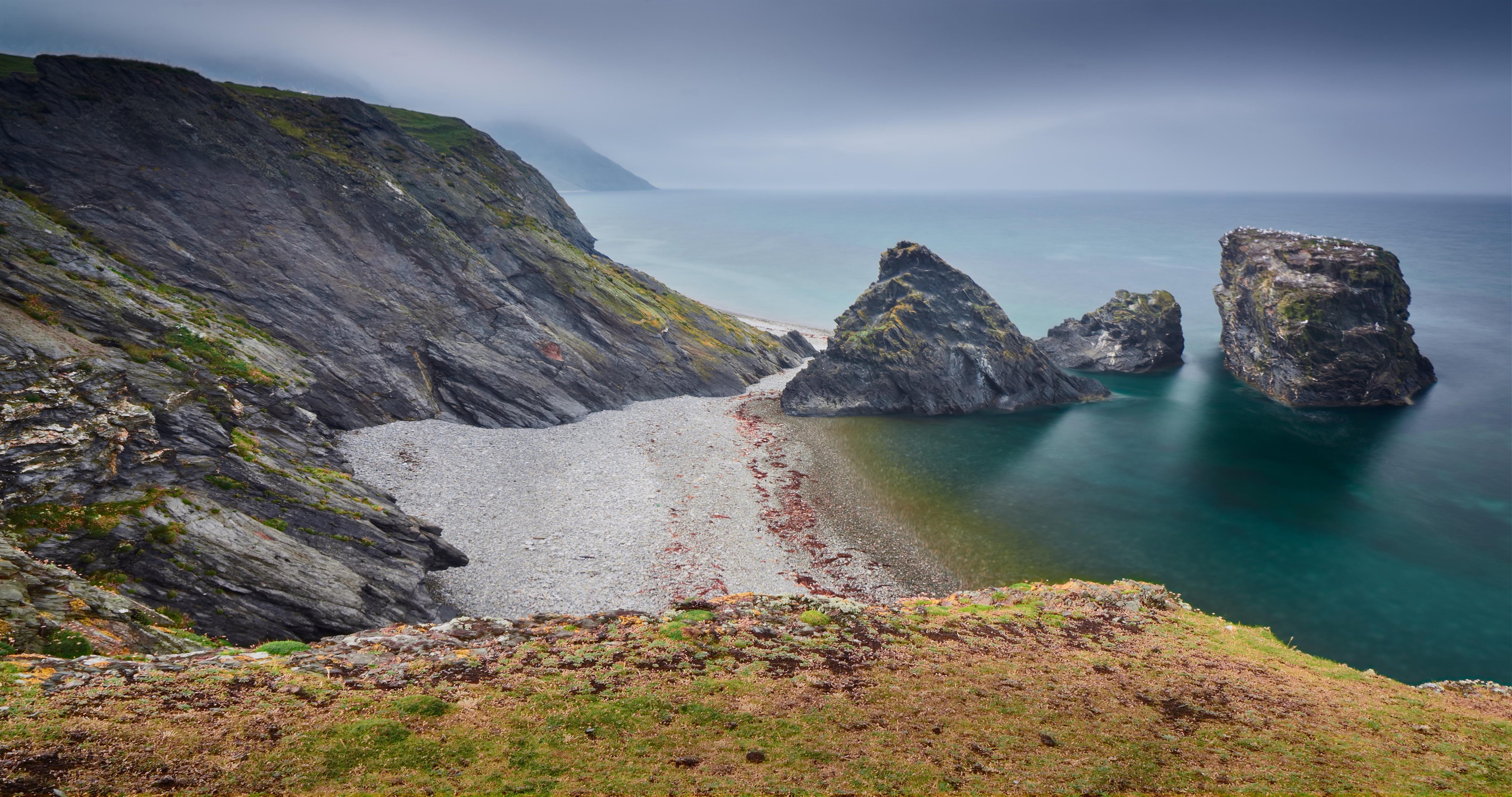 4K,风景,碧海蓝天,大海,海湾