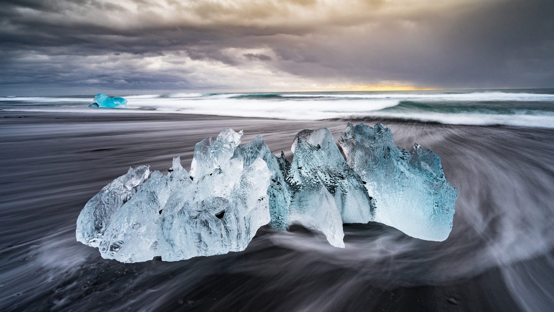 风景,极地,自然风光,冰川,海浪