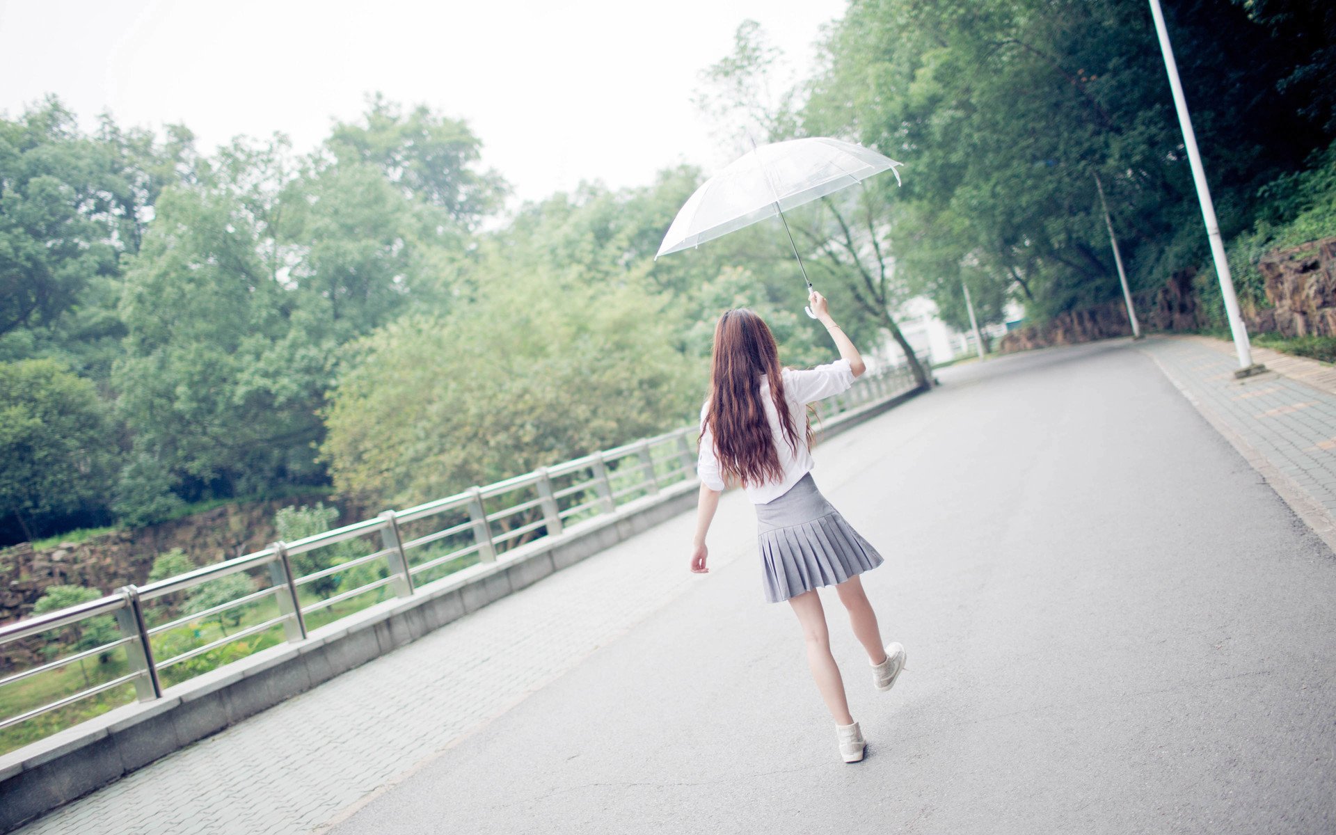 美女,清纯,背影