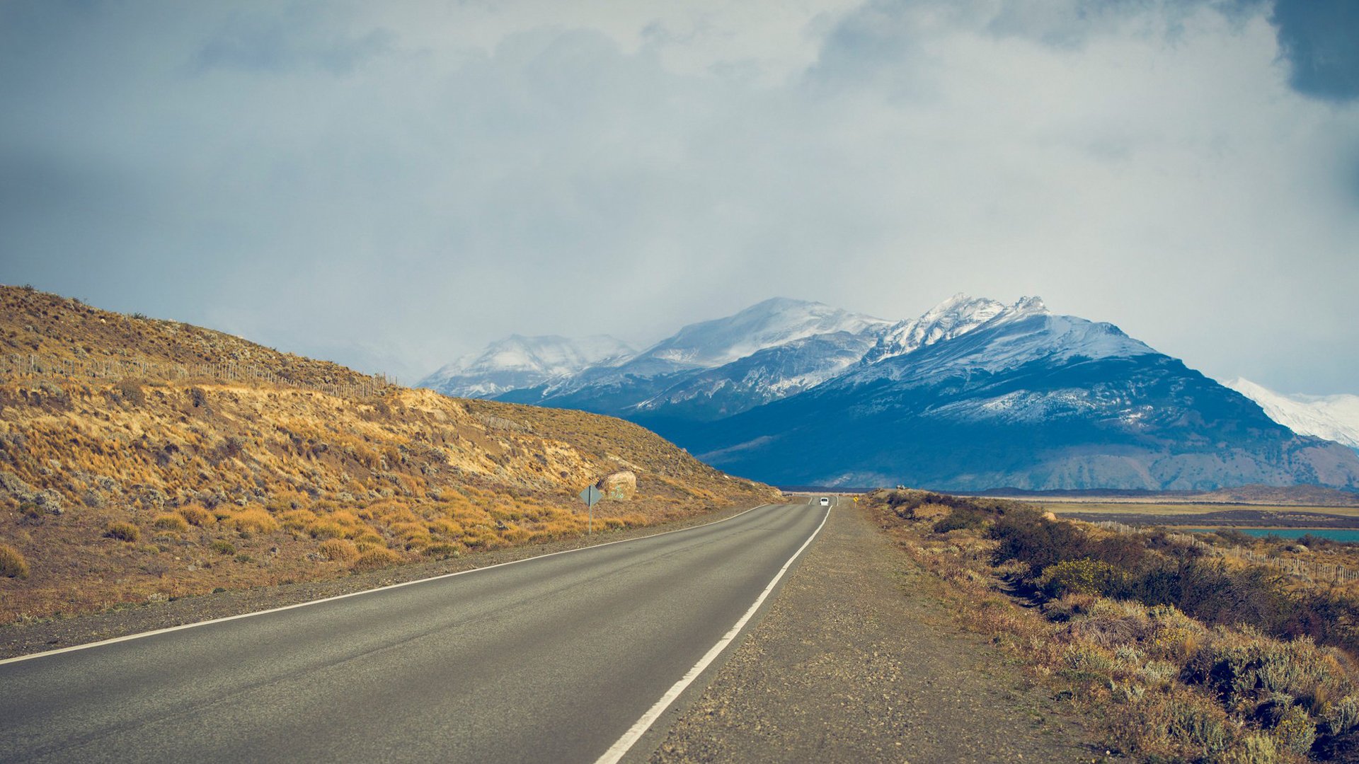 风景,自然风光,公路,道路,空旷,雪山,远山,草甸