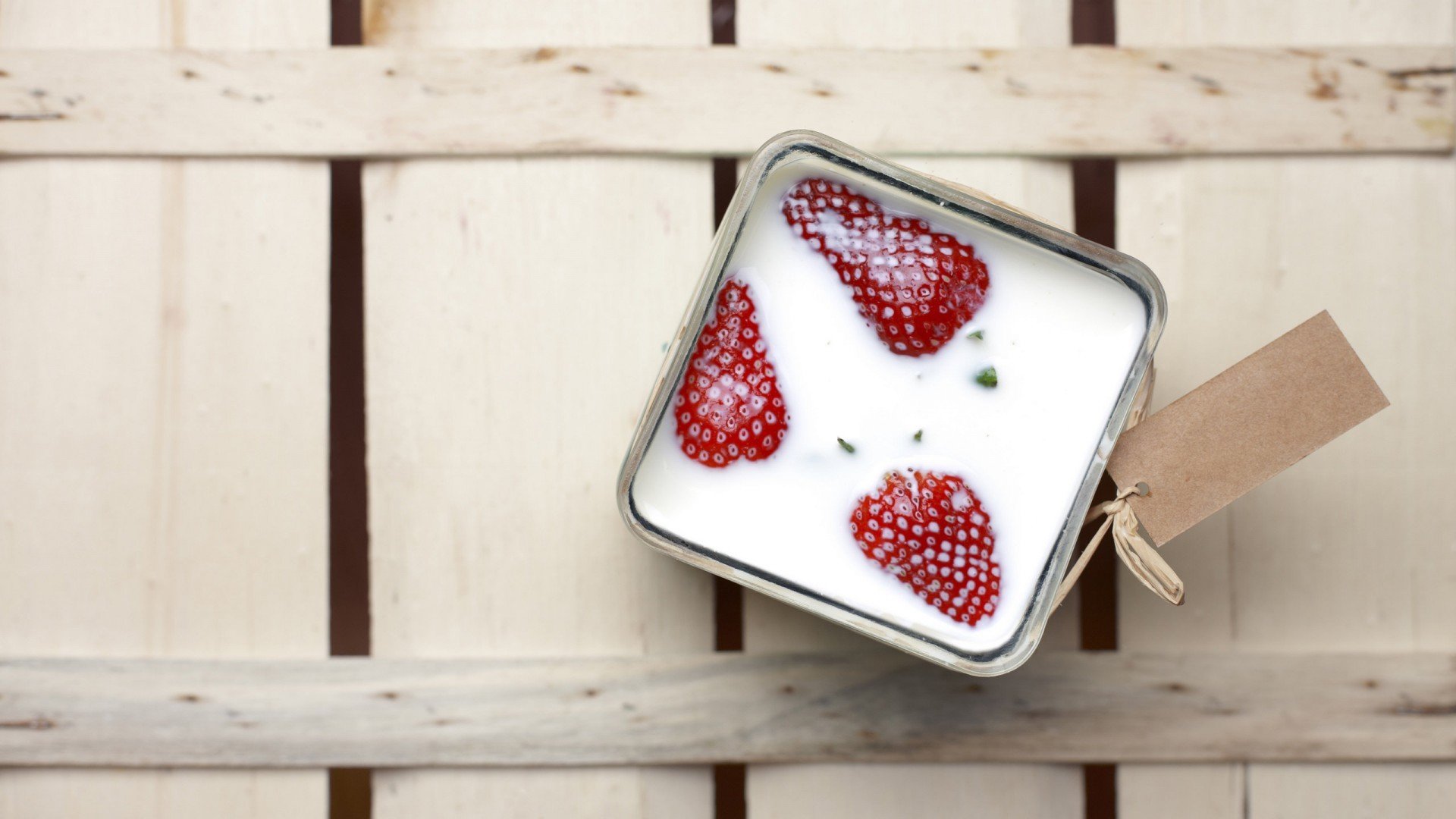 小清新,静物写真,草莓奶昔