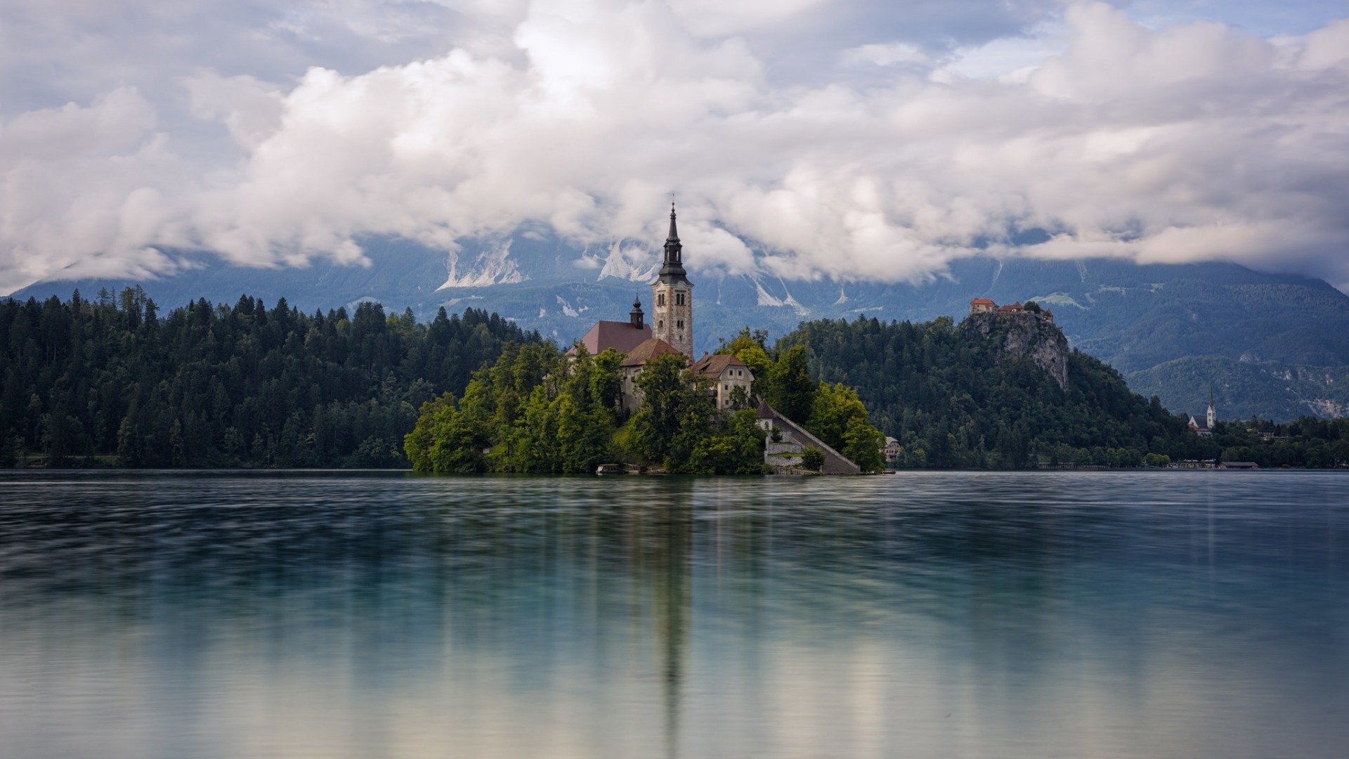 风景,自然风光,斯洛文尼亚,布莱德湖,湖泊