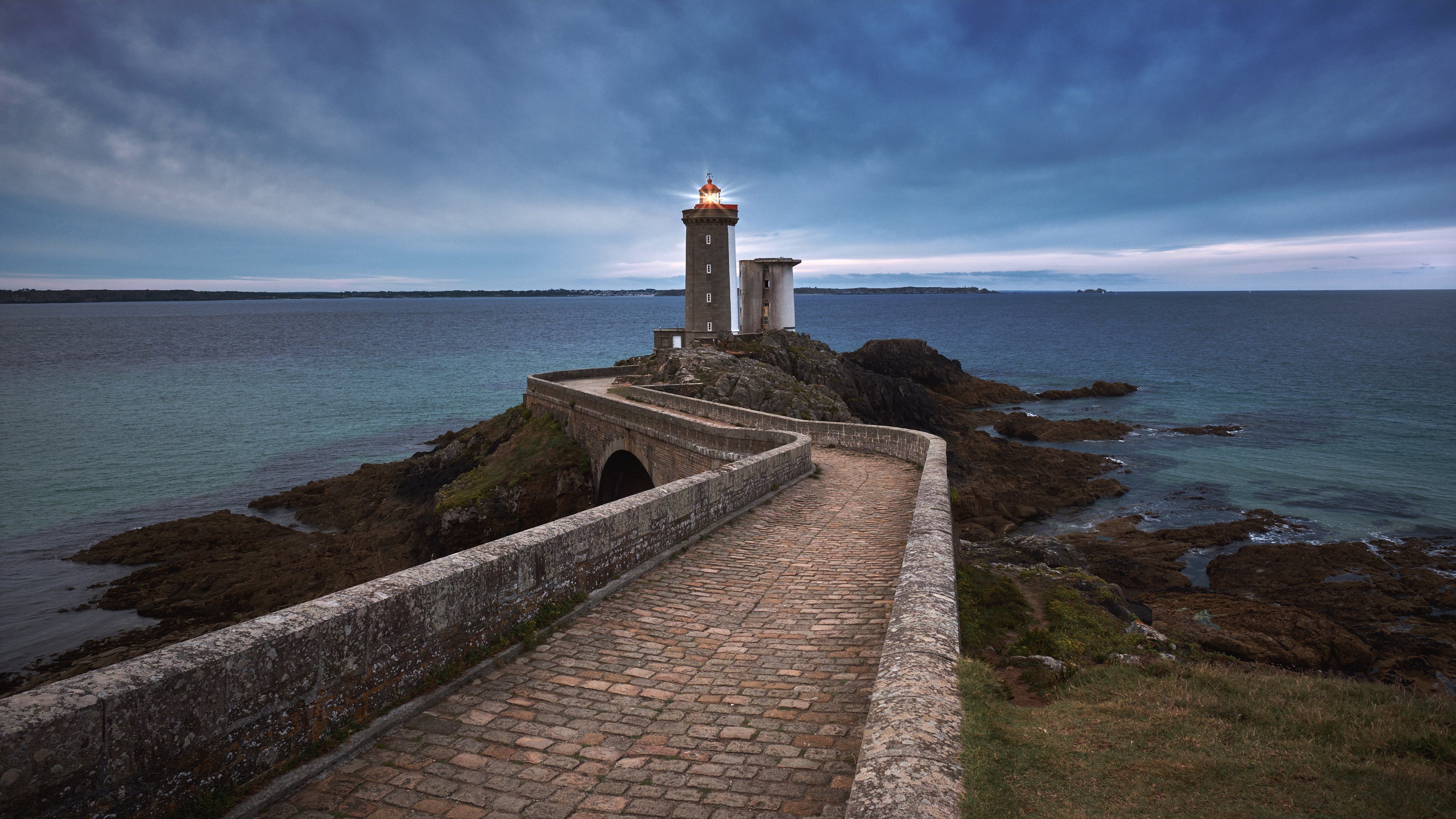4K,风景,大海,灯塔