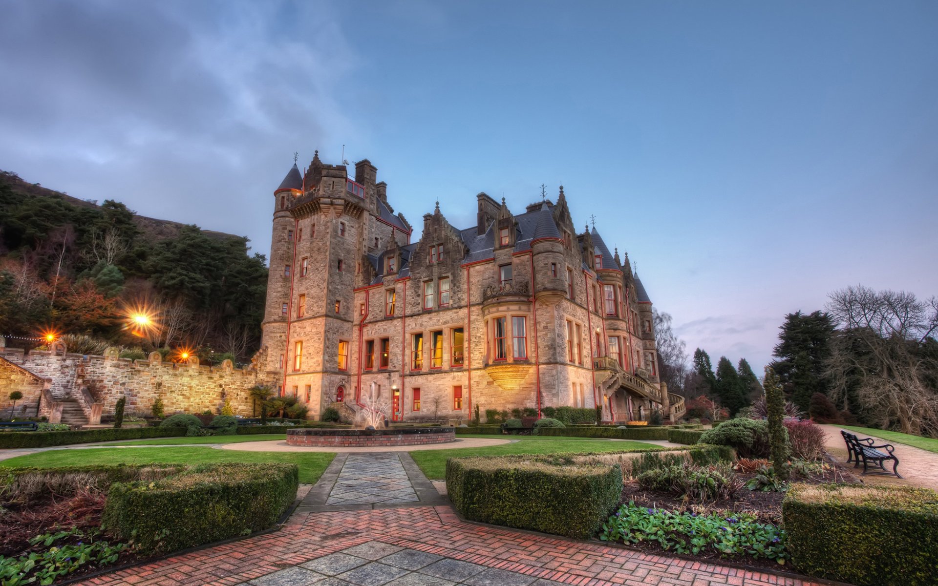 风景,自然风光,建筑,城堡