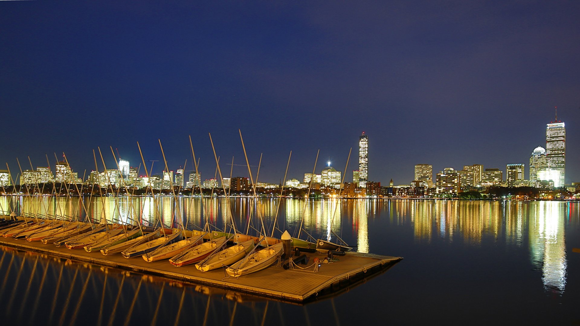 风景,城市夜景,美国查尔斯