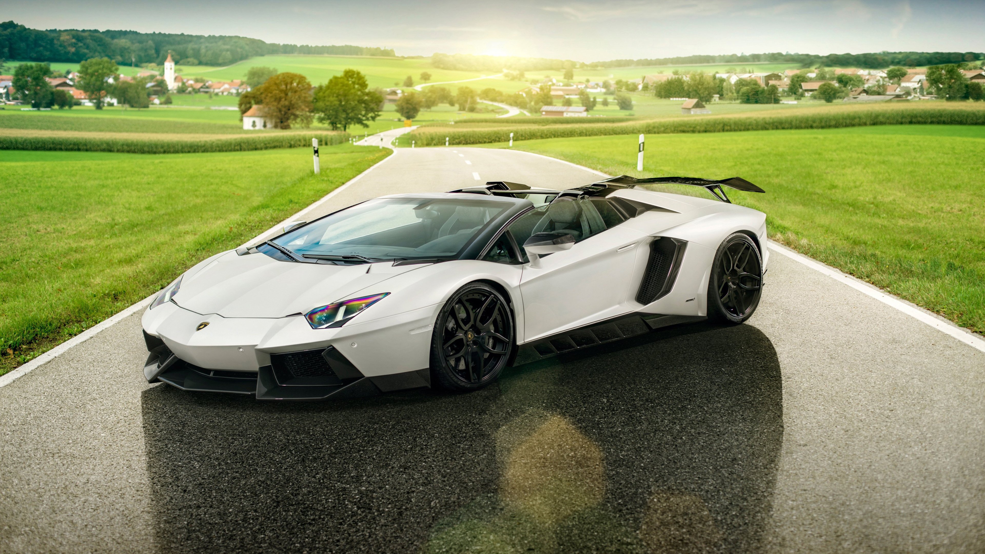 4K,汽车,兰博基尼,跑车