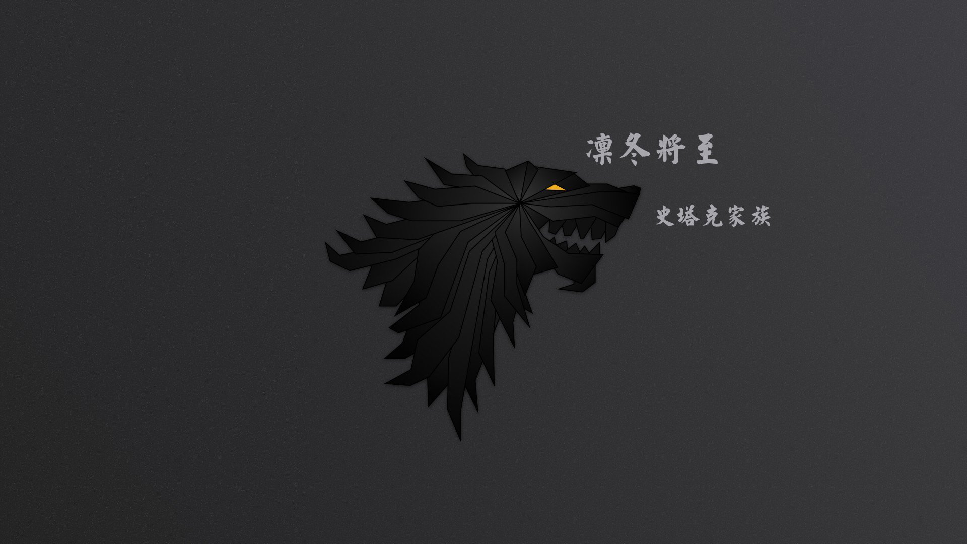 文字,权利的游戏,史塔克家族