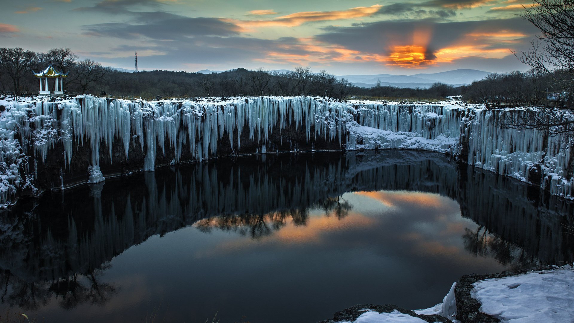 风景,自然风光,黑龙江,镜泊湖,湖泊