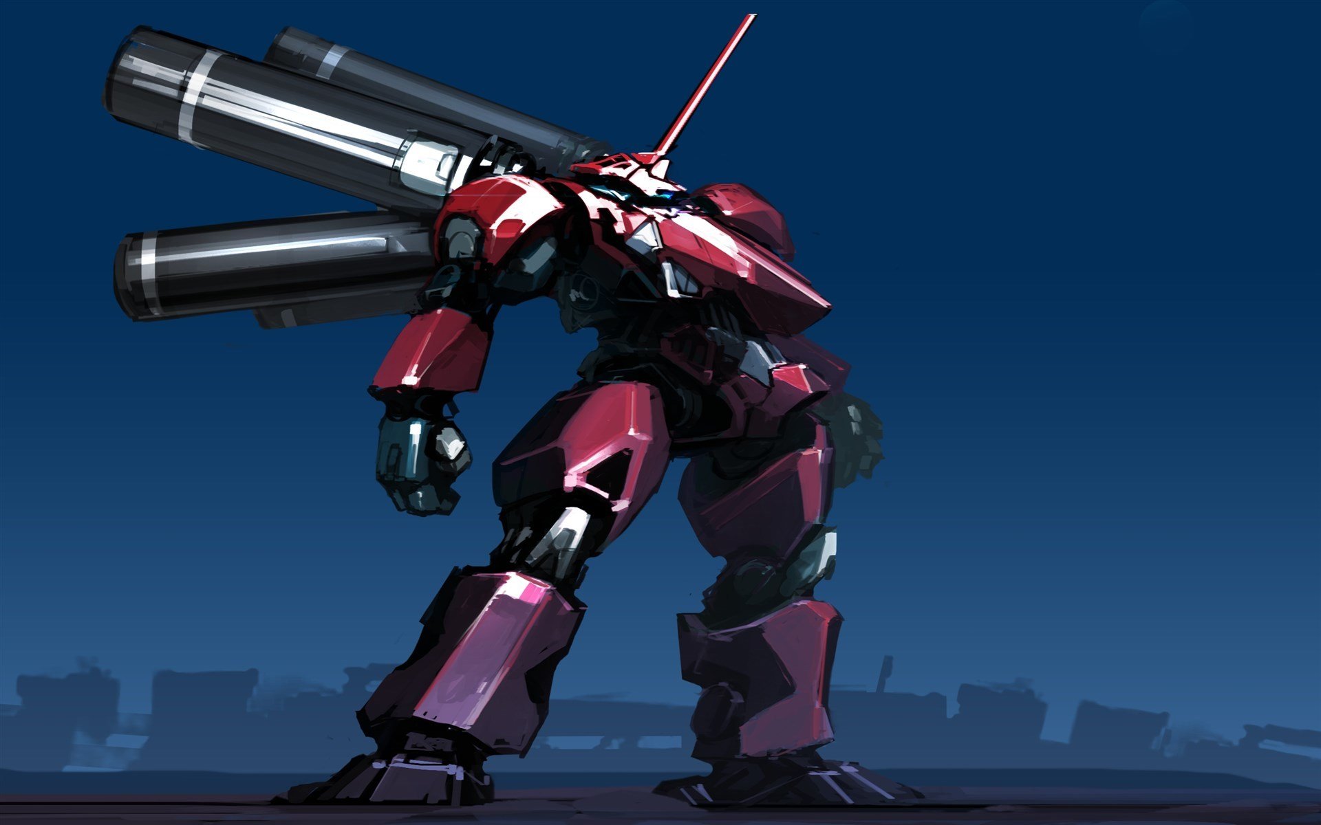 炫酷时尚,手绘,机器人