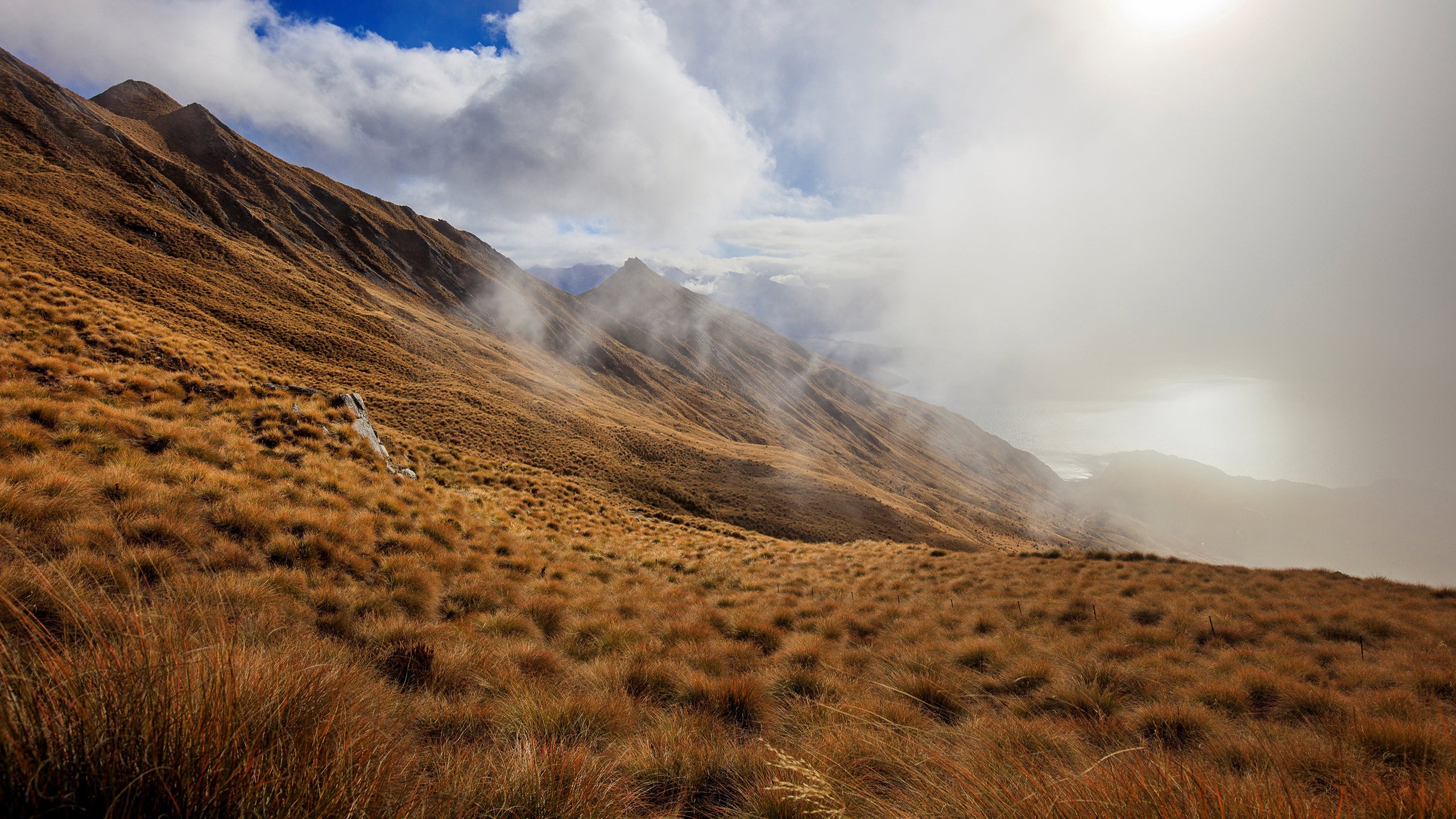 风景,自然风光,山川,山峰,云雾,新西兰