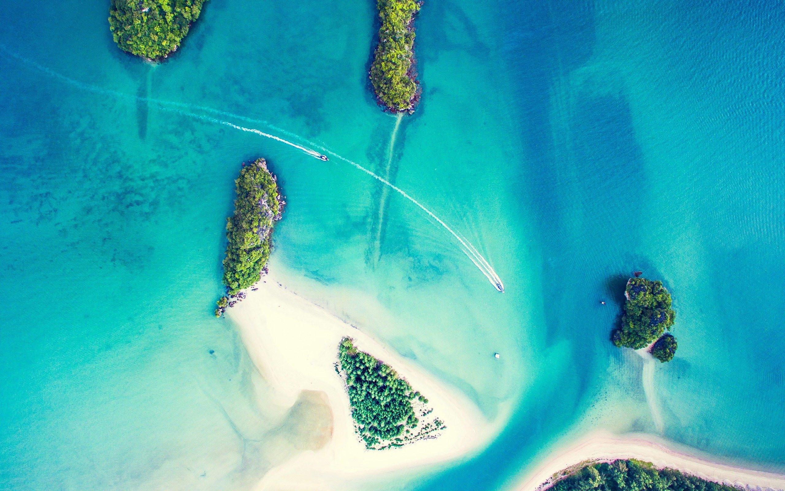 风景,海洋天堂,航拍,群岛