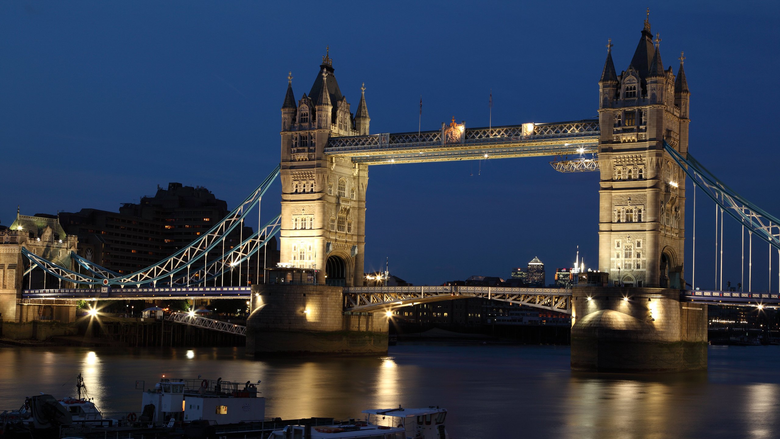 风景,城市夜景,英国,伦敦塔桥
