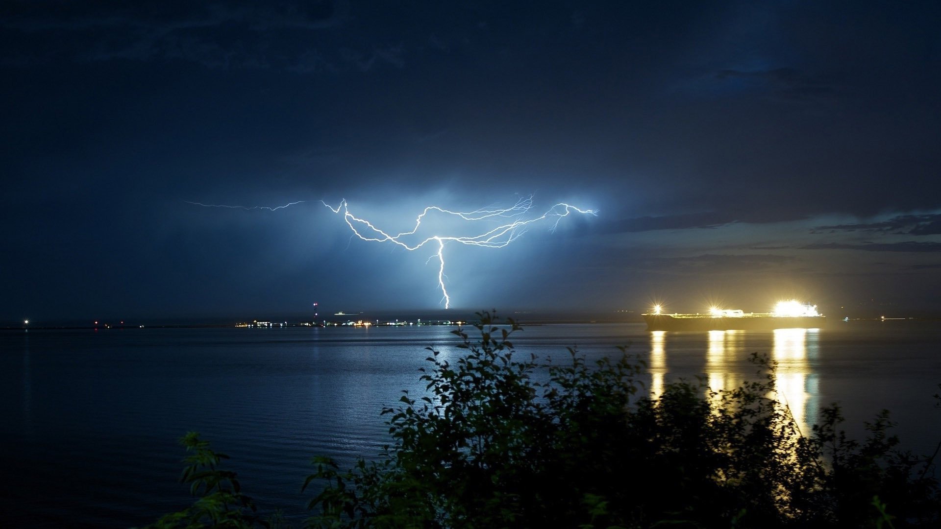 风景,自然风光,闪电