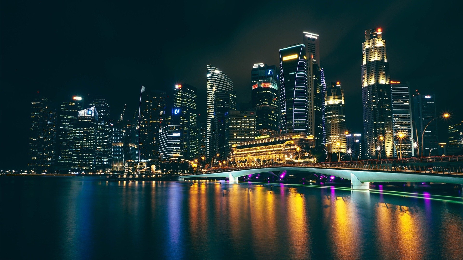 风景,城市夜景,建筑,灯光