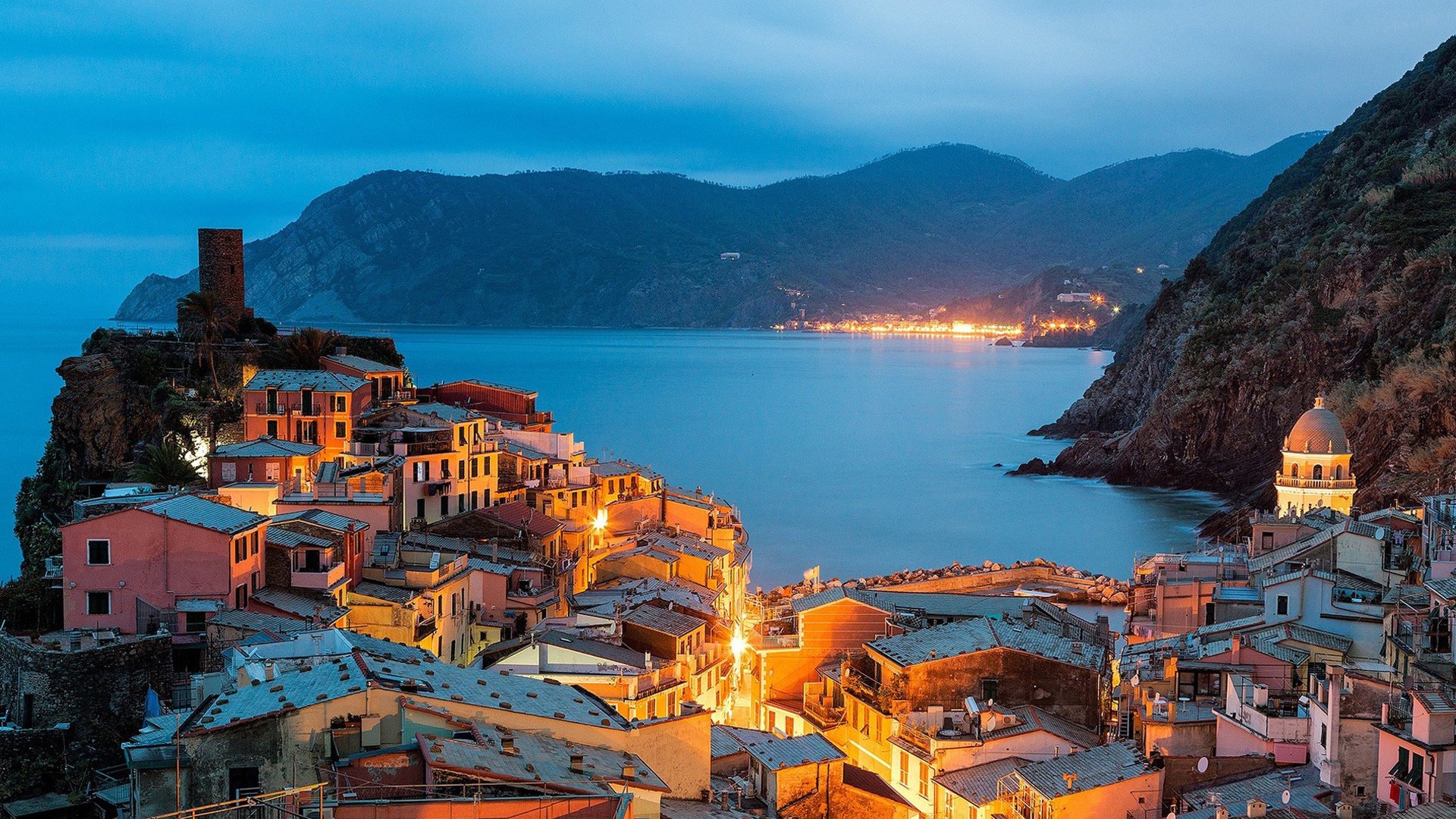 风景,海洋天堂,意大利,普罗奇达海岛