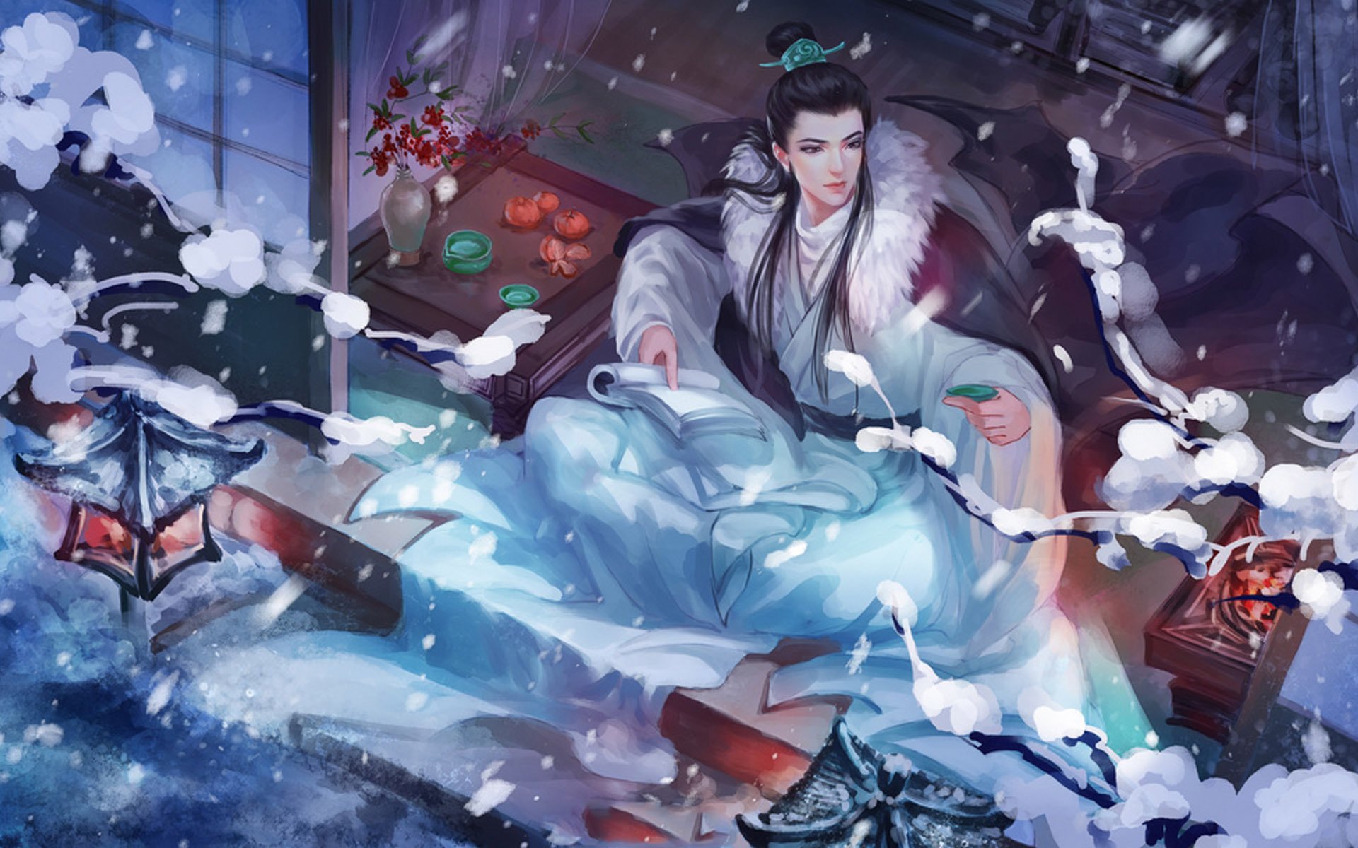 炫酷时尚,古风,手绘,耽美