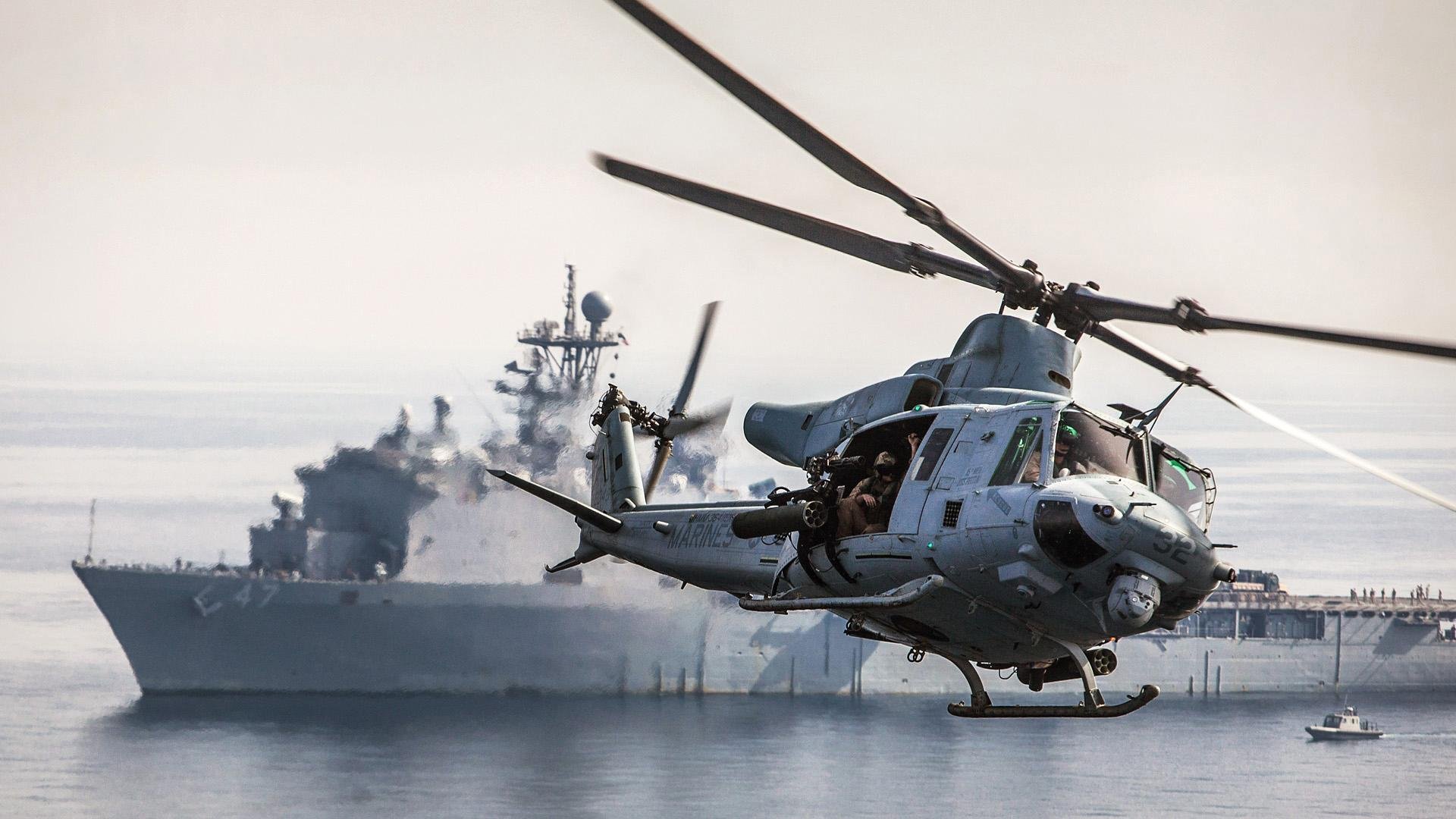 军事,军舰,直升机