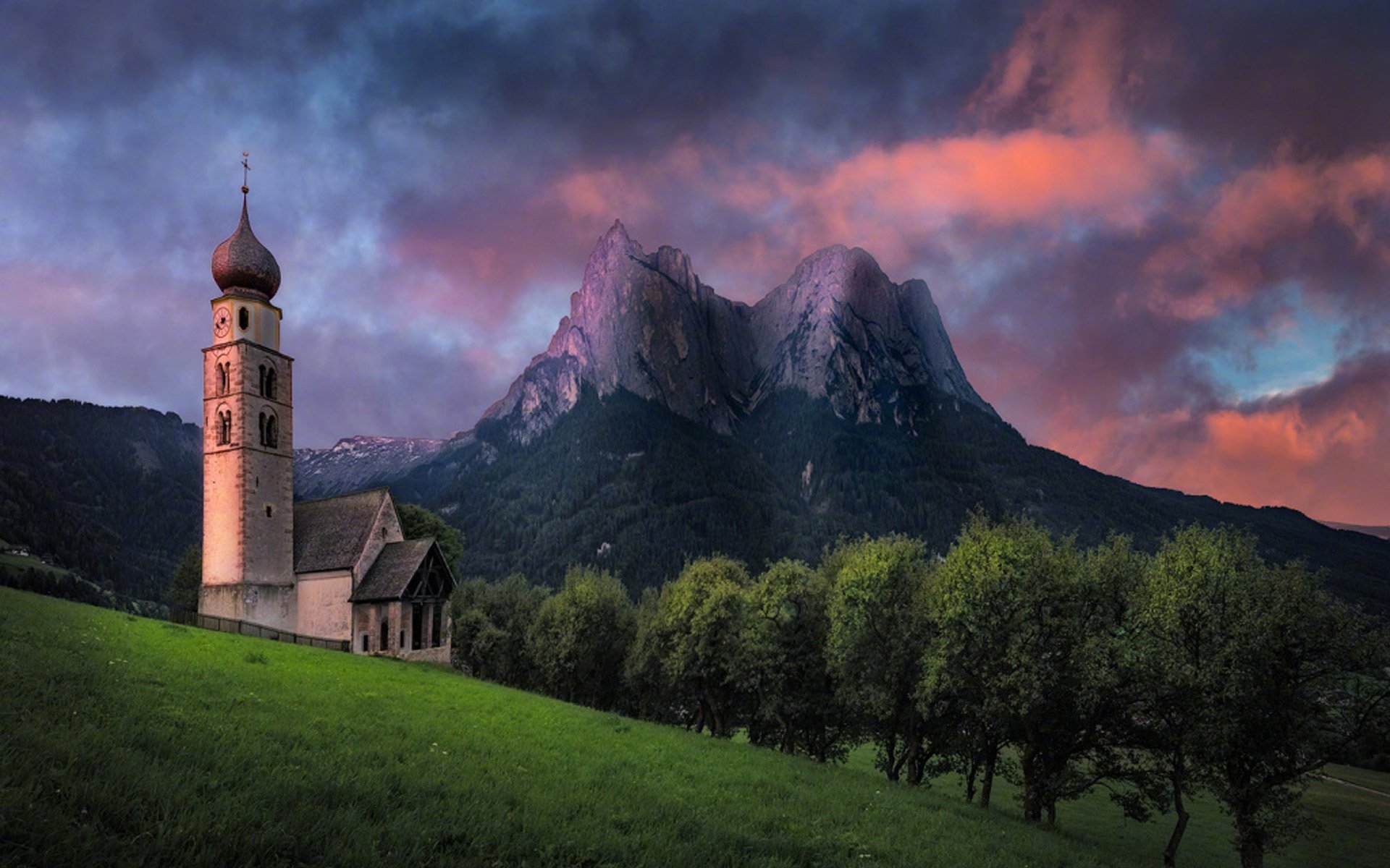 风景,自然风光,城堡,森林,山川