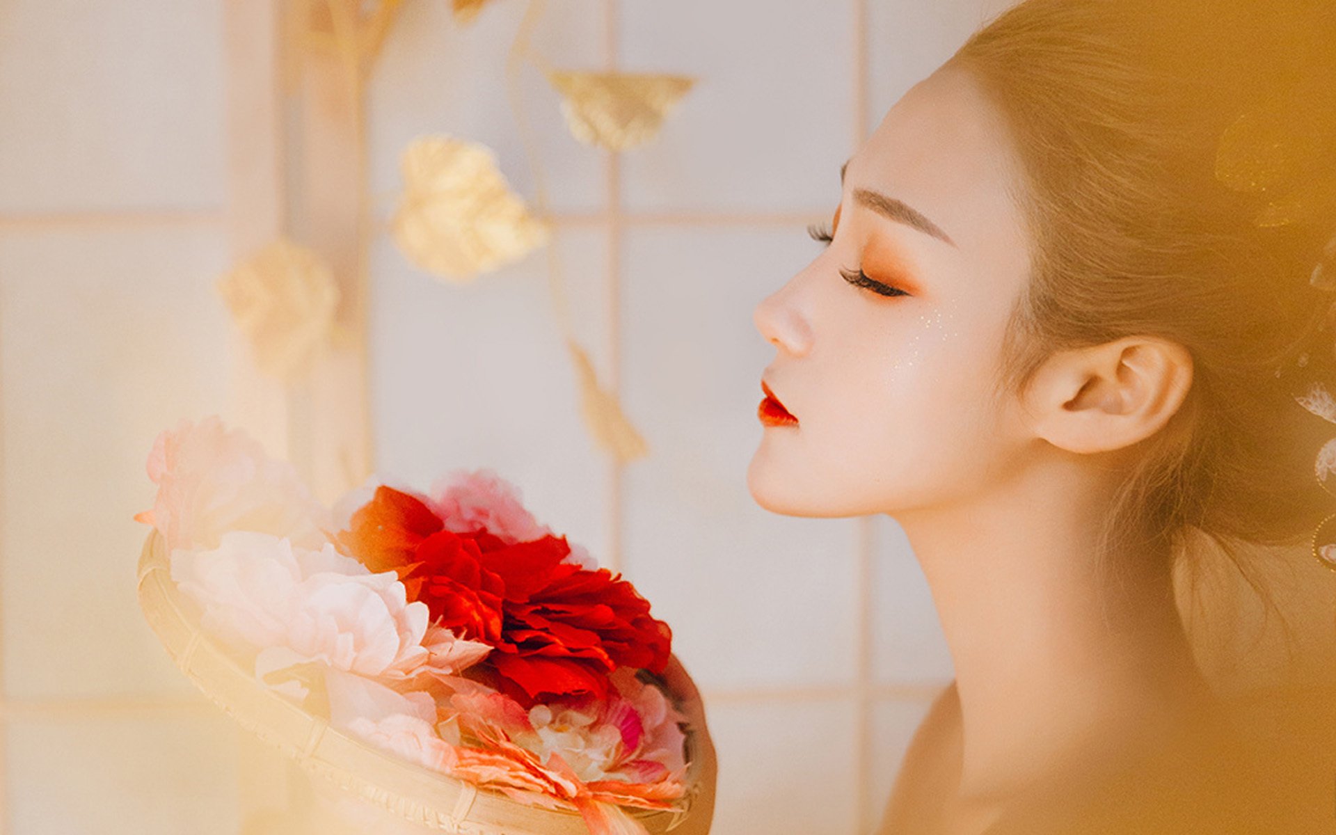 美女,性感,和服