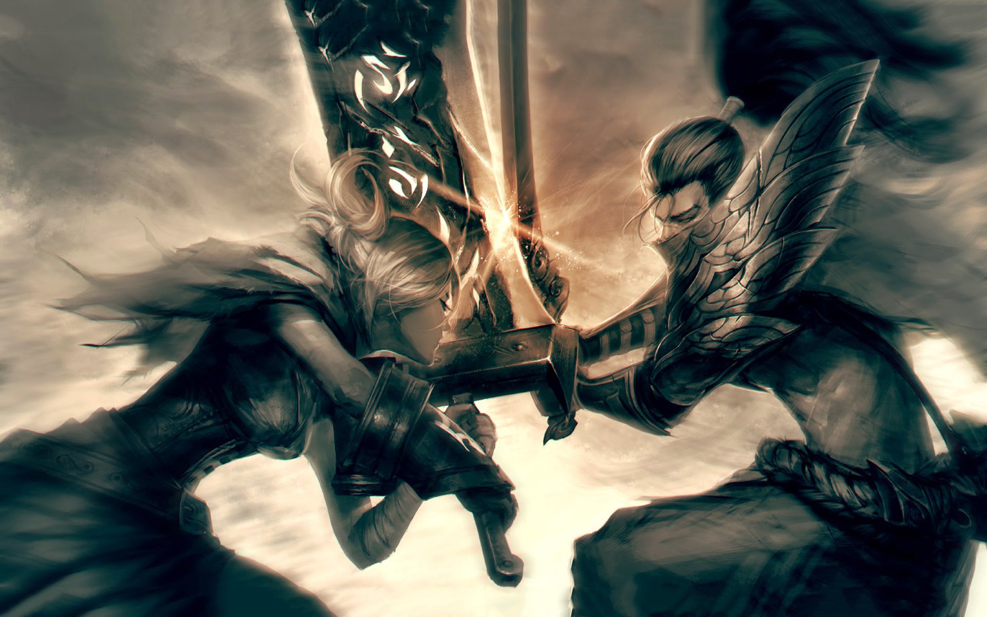 游戏,英雄联盟,瑞雯,亚索