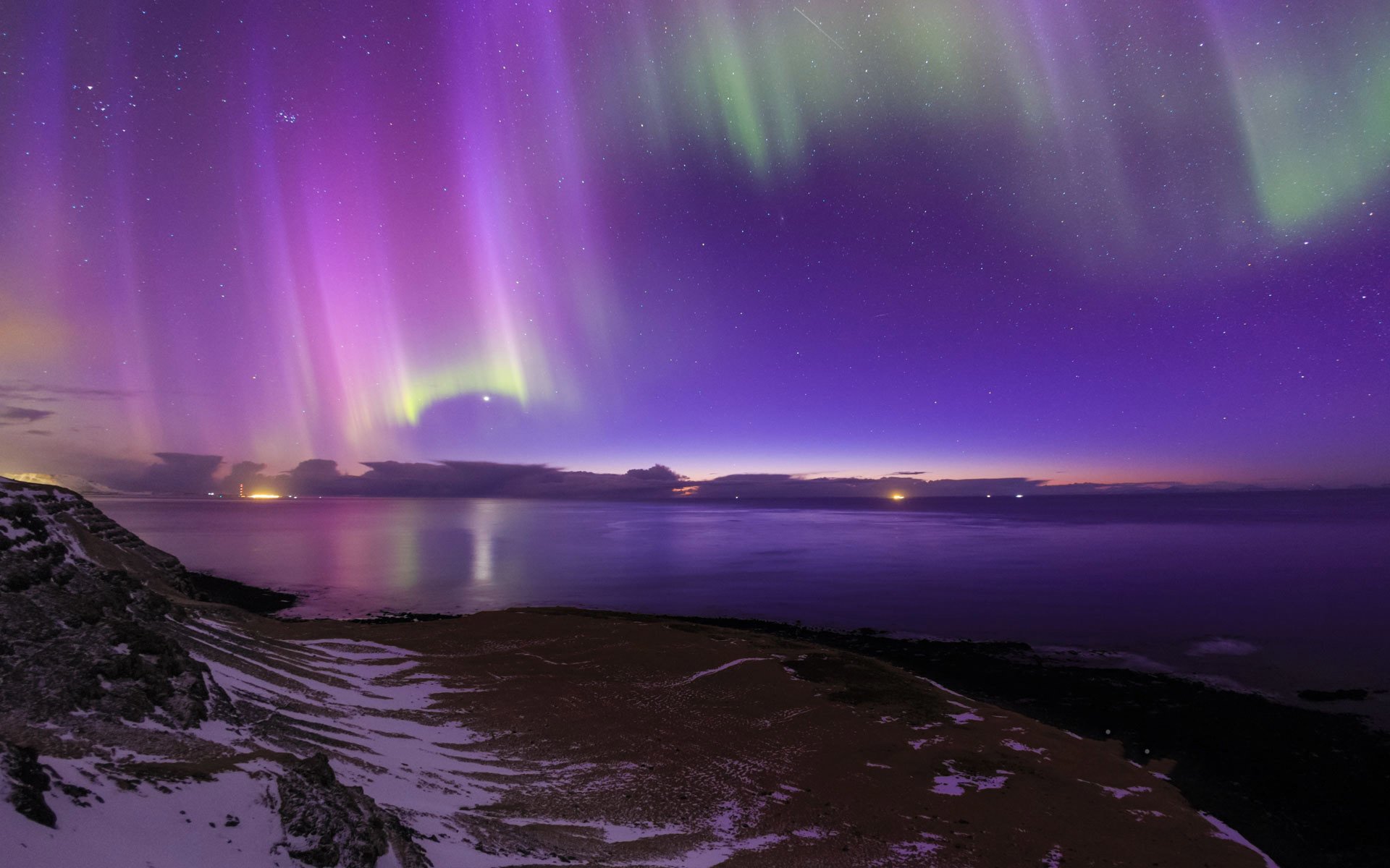 风景,自然风光,极地,极光