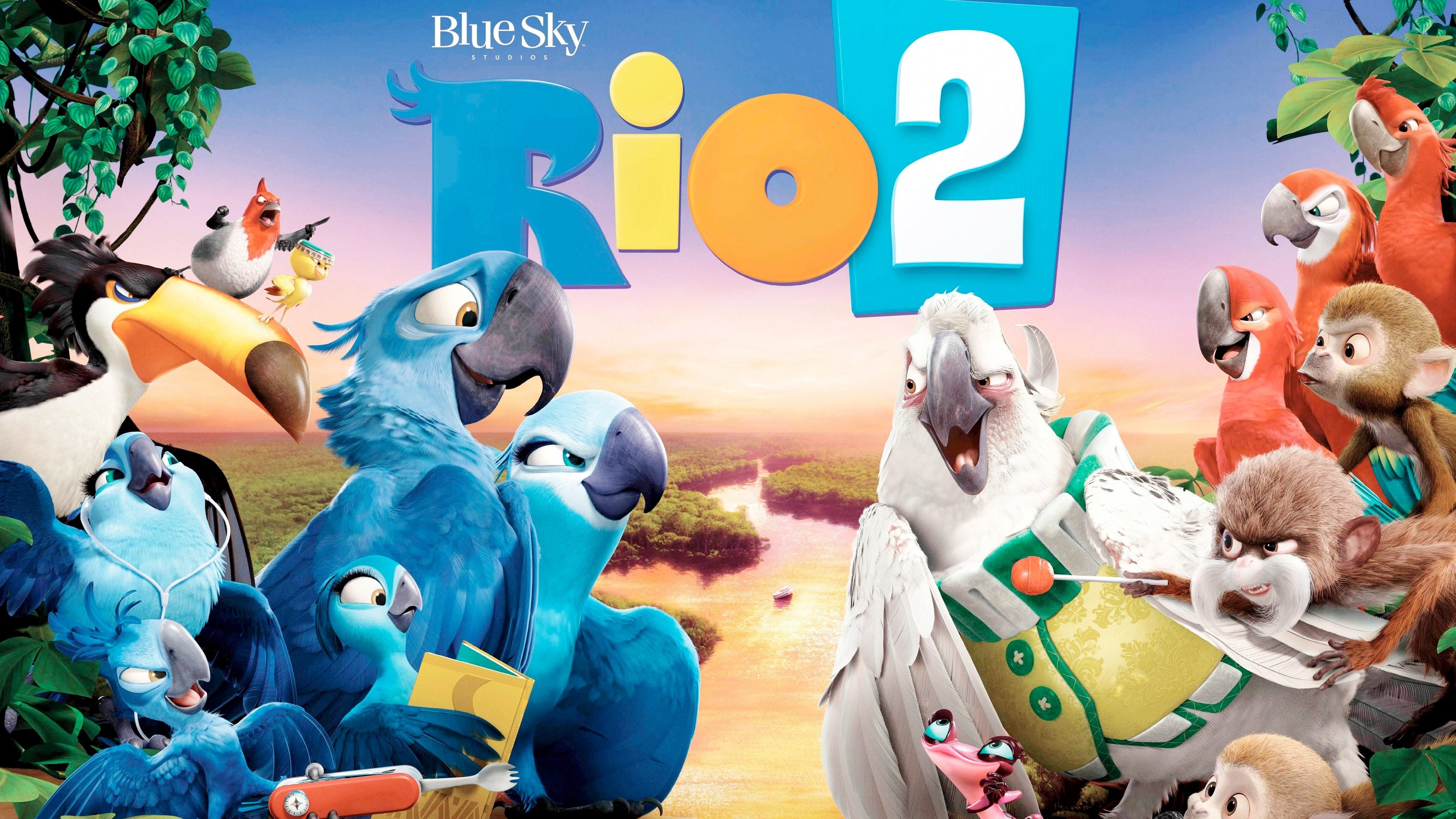 4k,鹦鹉,电影,卡通,动漫