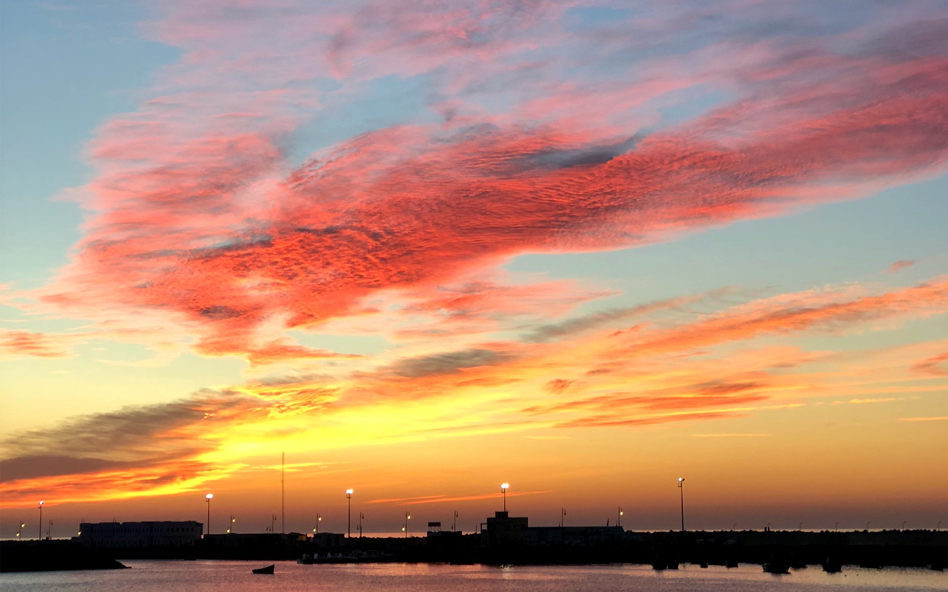 风景,黄昏,夕阳