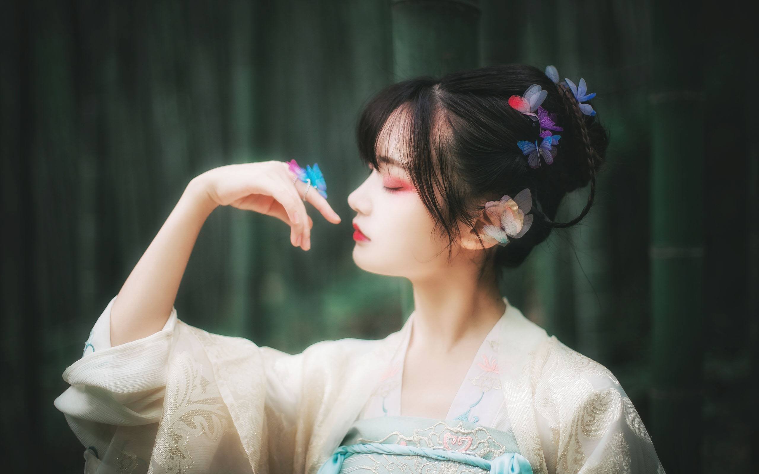 美女,模特,古风,汉服