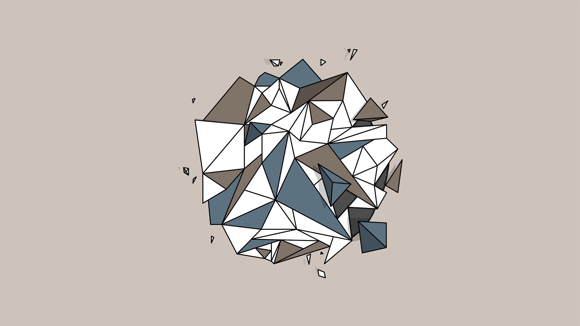 酷炫,时尚,多边形