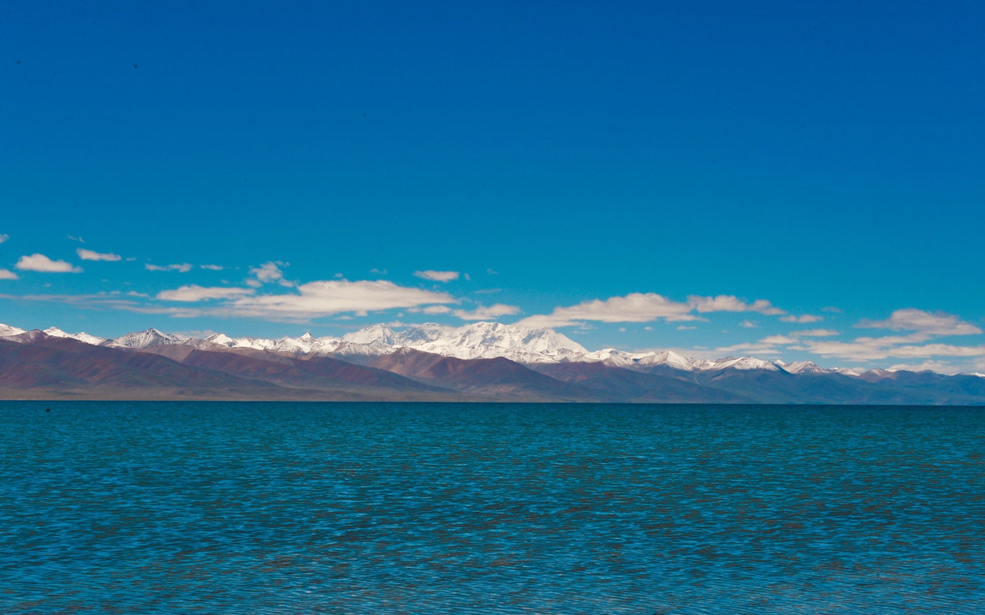 风景,湖泊,蓝天白云