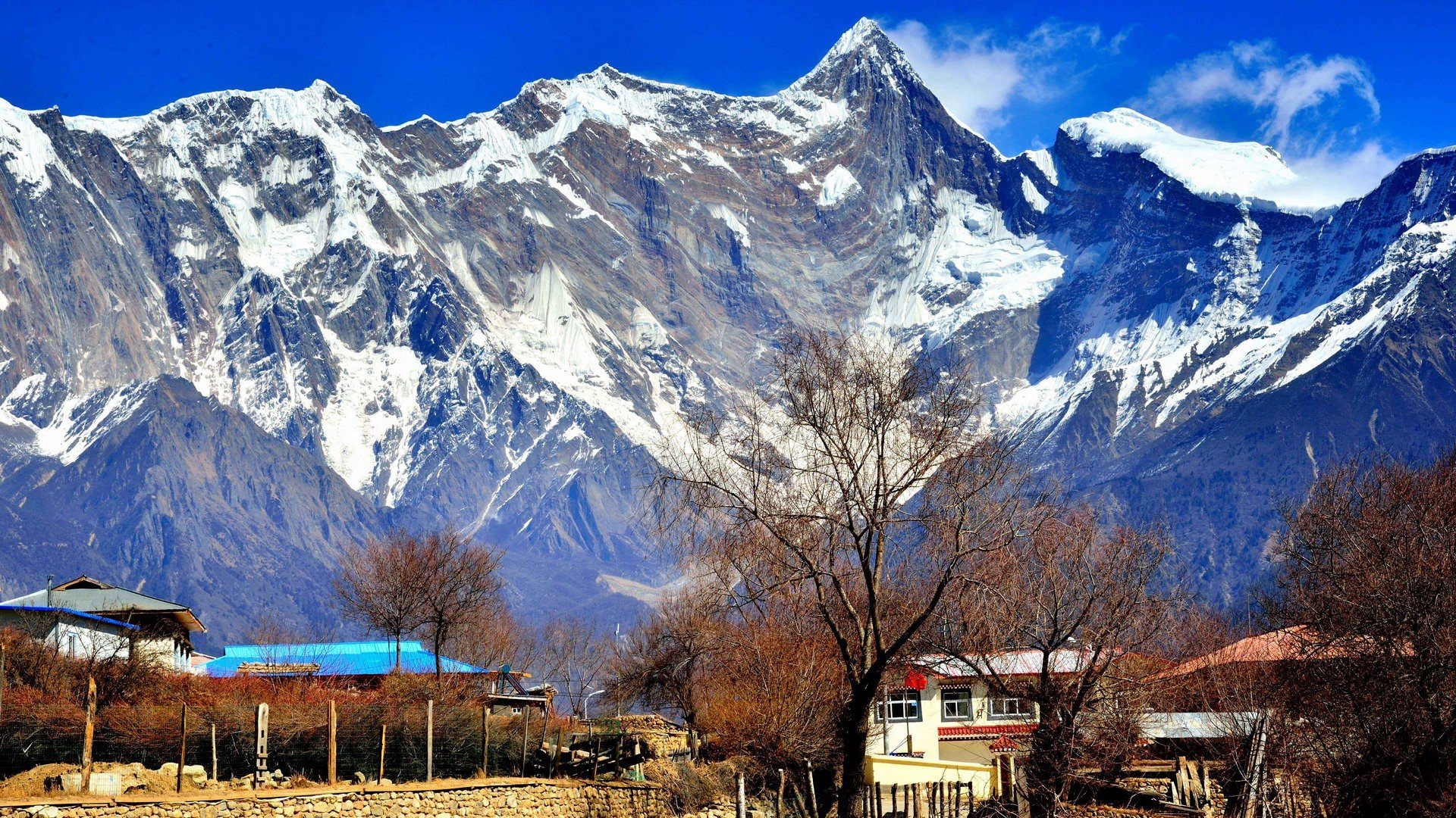 风景,高山,雪山