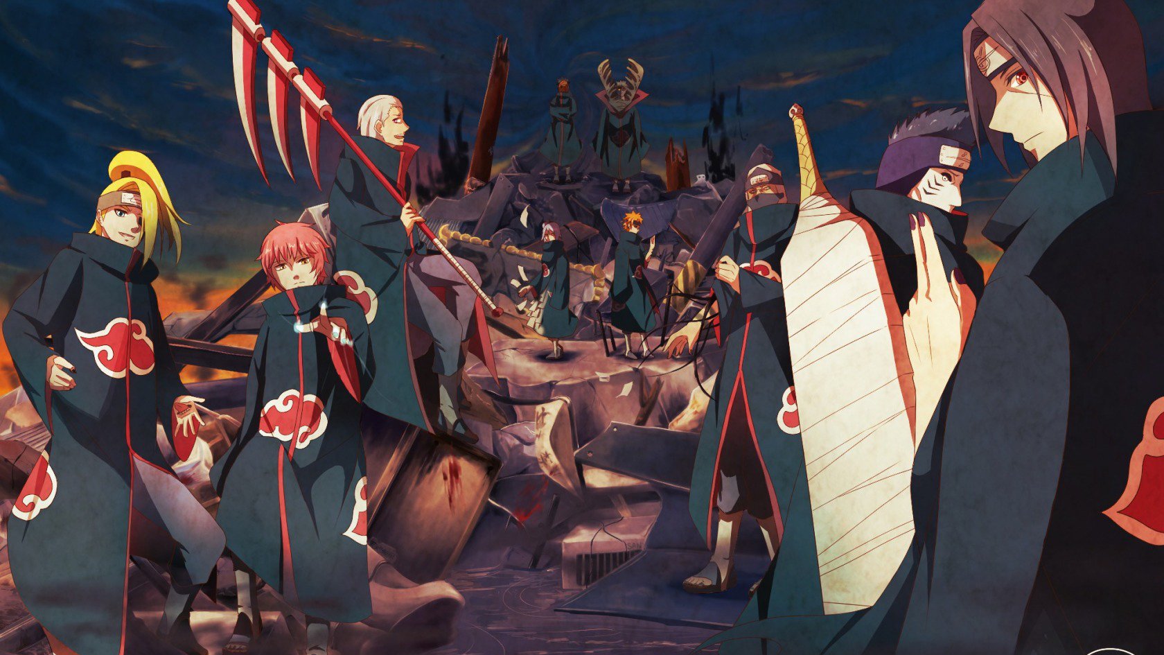 动漫,火影忍者,晓