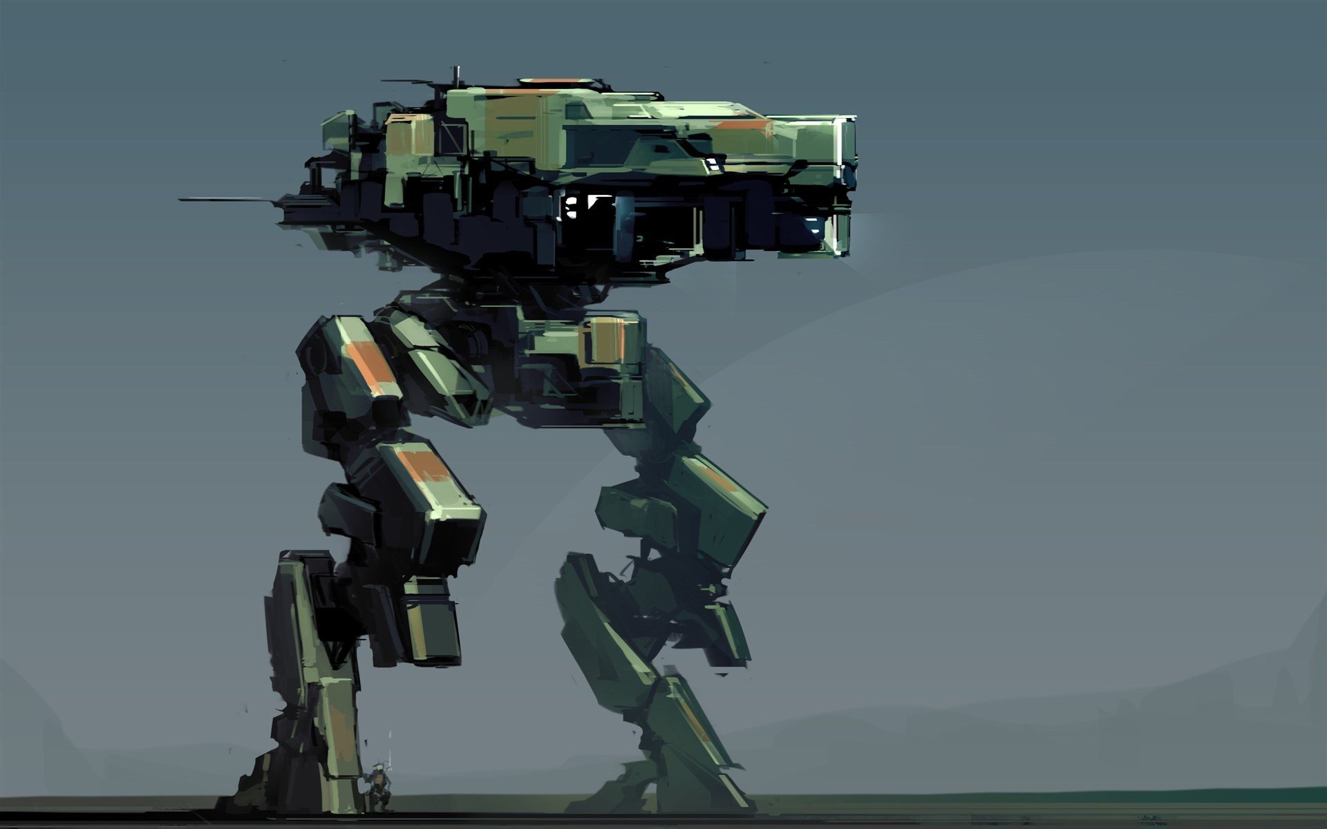 炫酷时尚,手绘,机器人