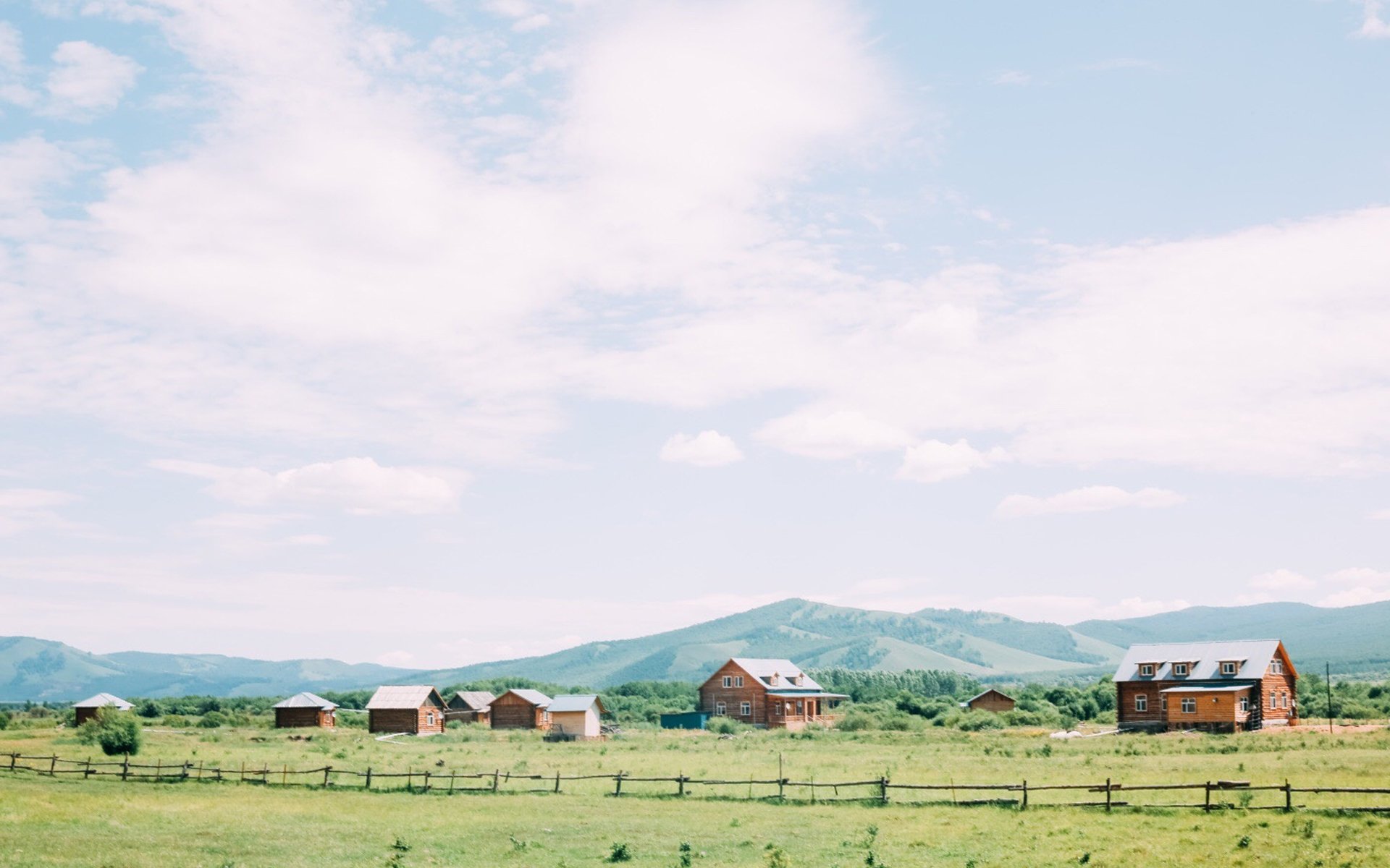 风景,草原,小清新,日系