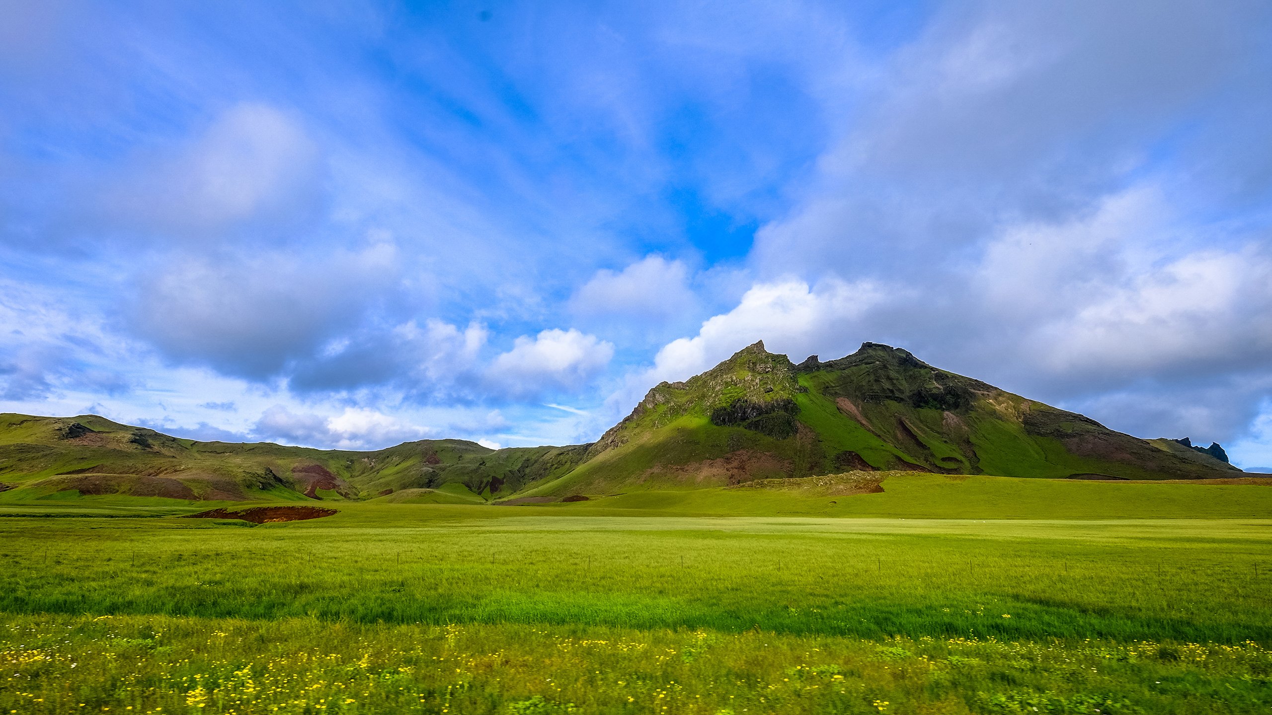 风景,蓝天白云,草地,草原