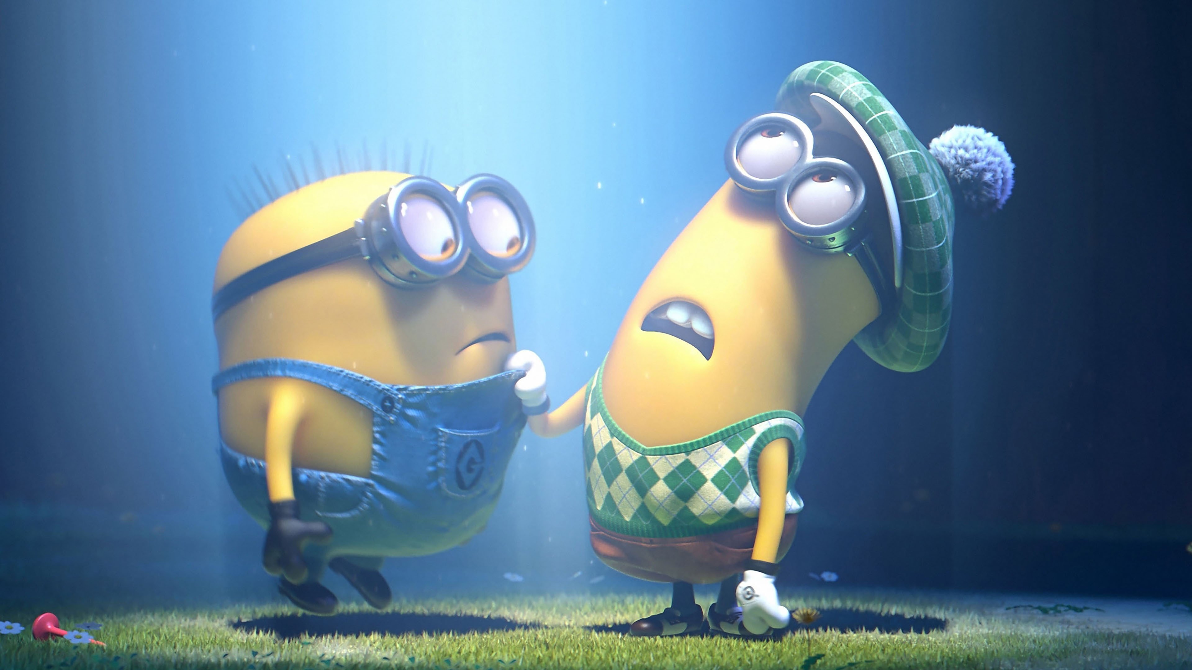 4k,小黄人,动漫,卡通